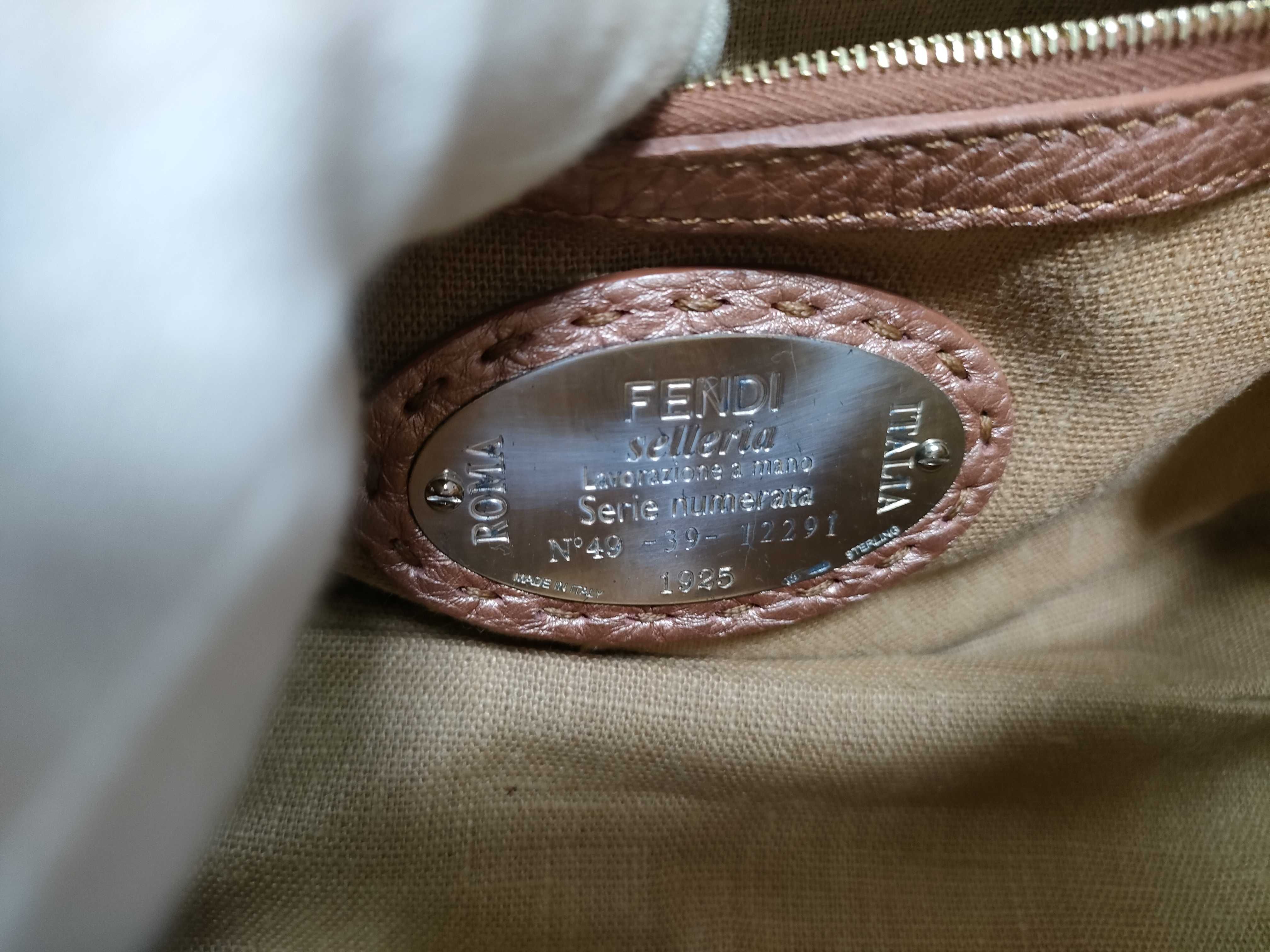 Selleria Minilinda Pink Gold Leather Stitch Hand Handbag — view 14