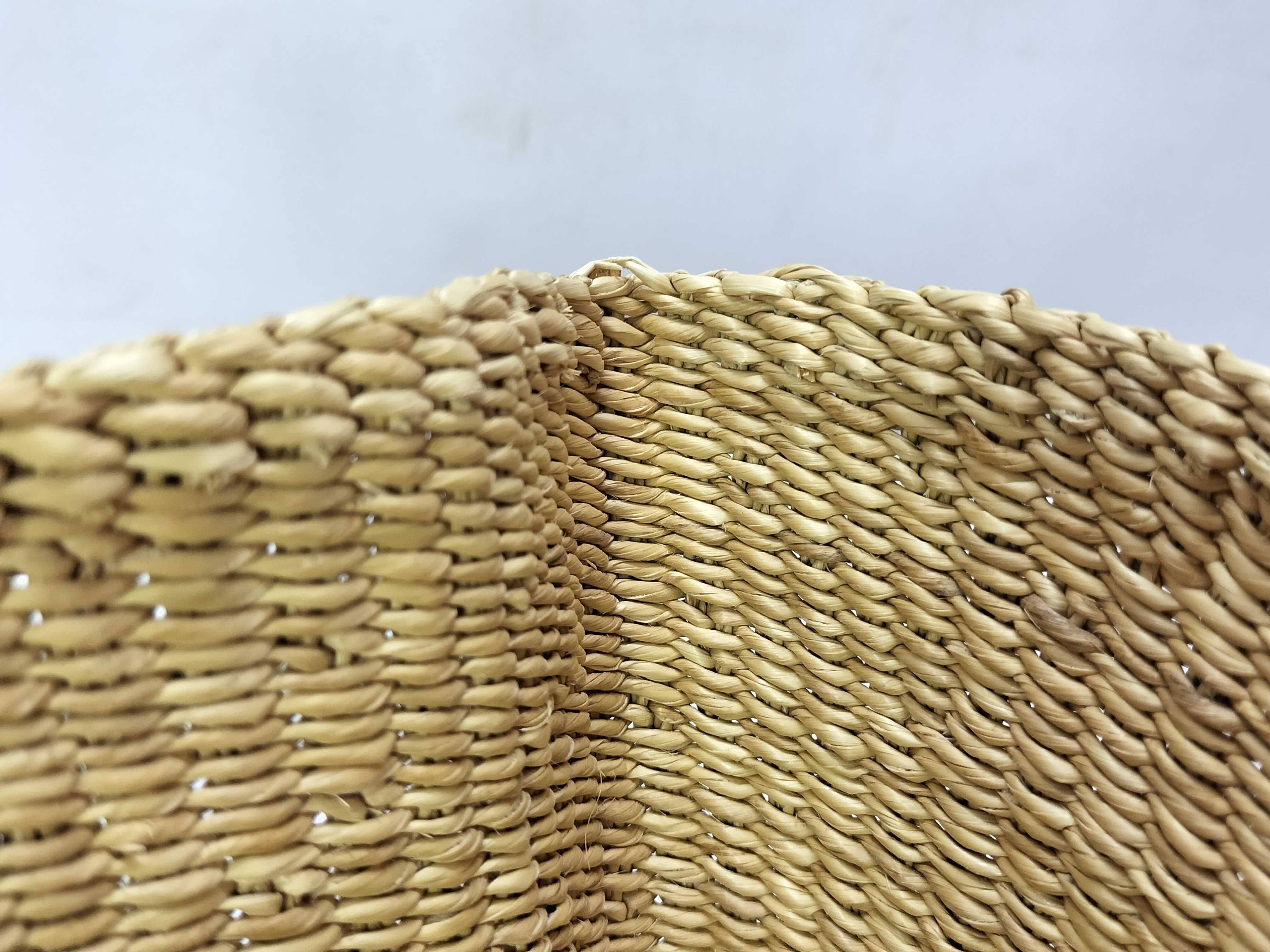 Anagram Small Shell Basket Raffia x Leather Basket Bag (with dust bag) - Handbag — view 10