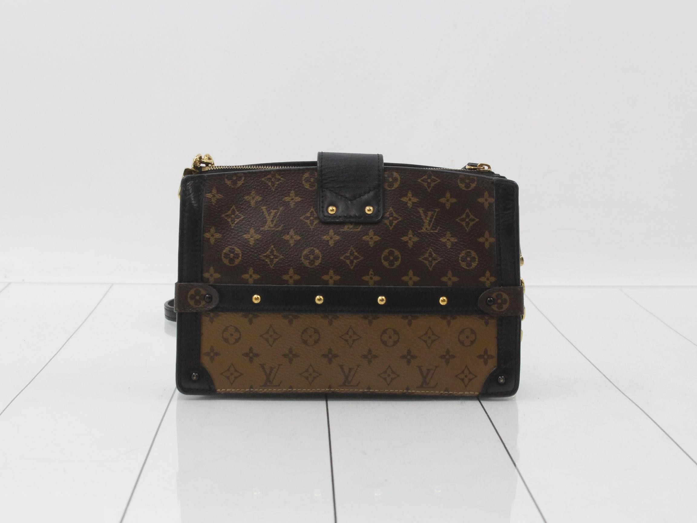 Monogram Reverse Trunk Clutch Shoulder Bag — view 2