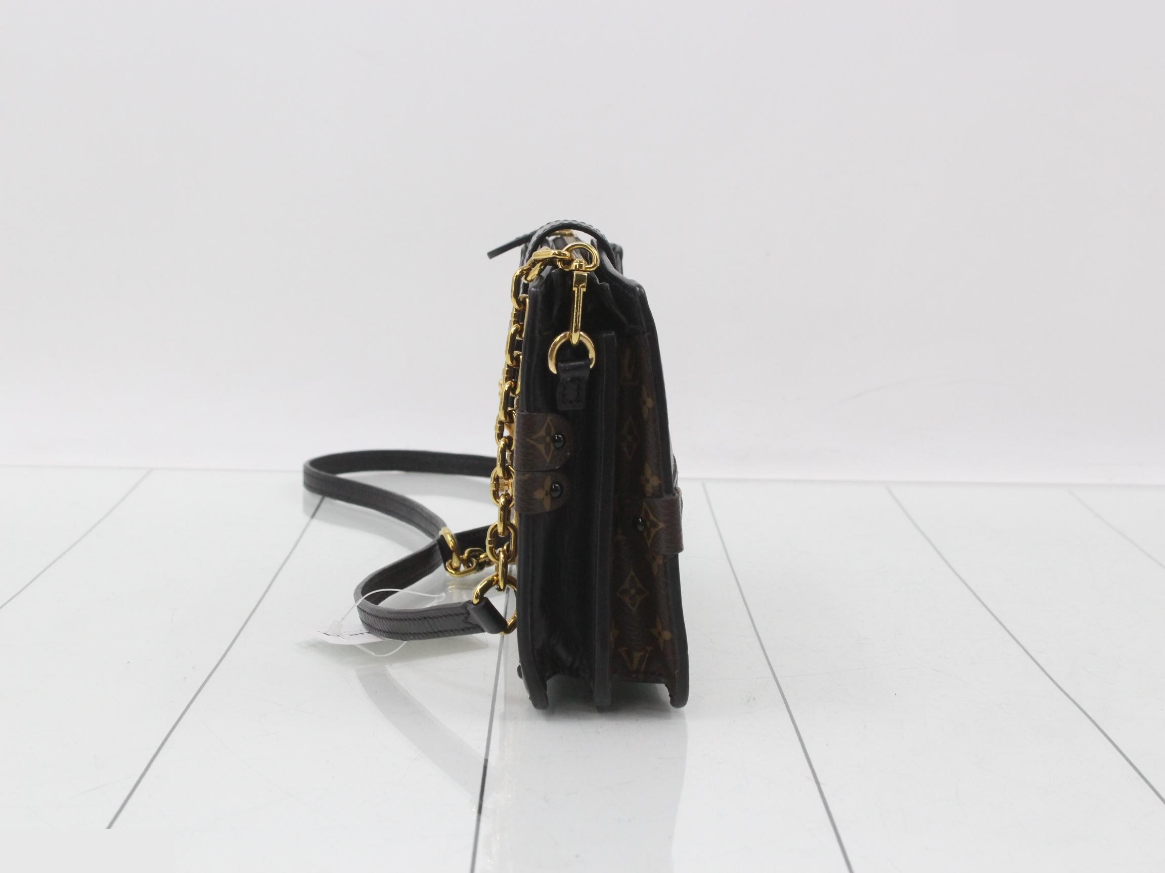 Monogram Reverse Trunk Clutch Shoulder Bag — view 3