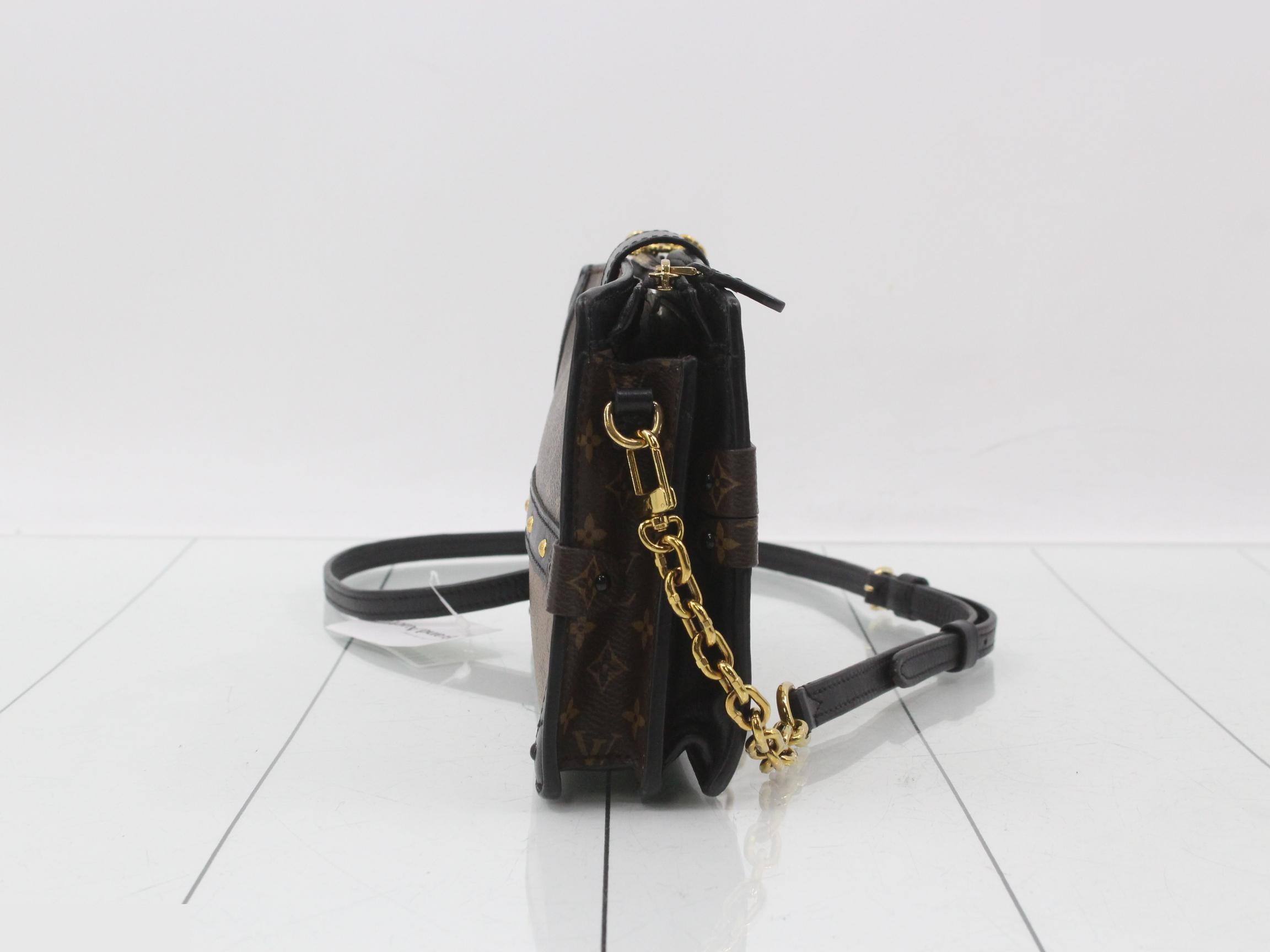 Monogram Reverse Trunk Clutch Shoulder Bag — view 4