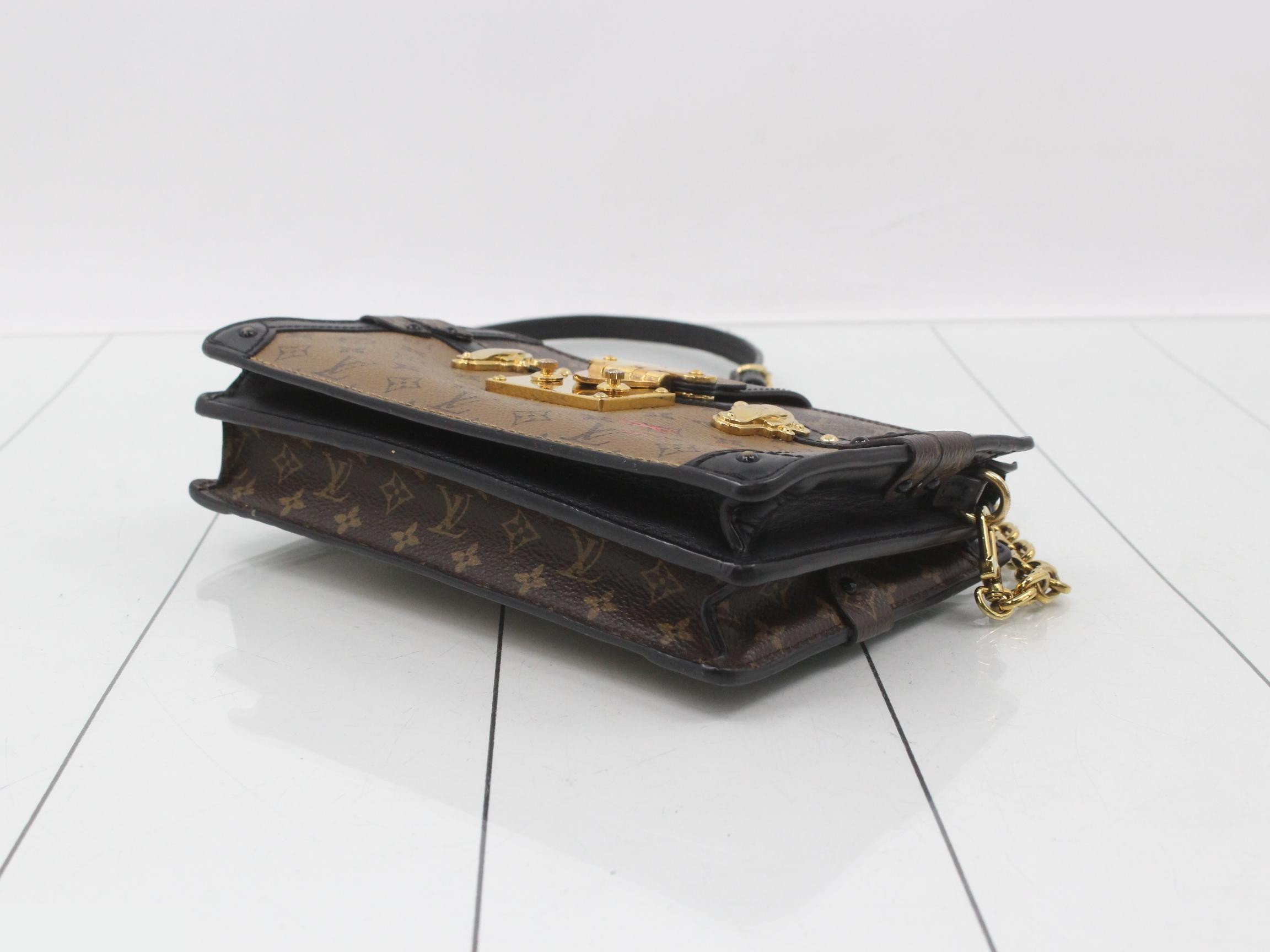 Monogram Reverse Trunk Clutch Shoulder Bag — view 6