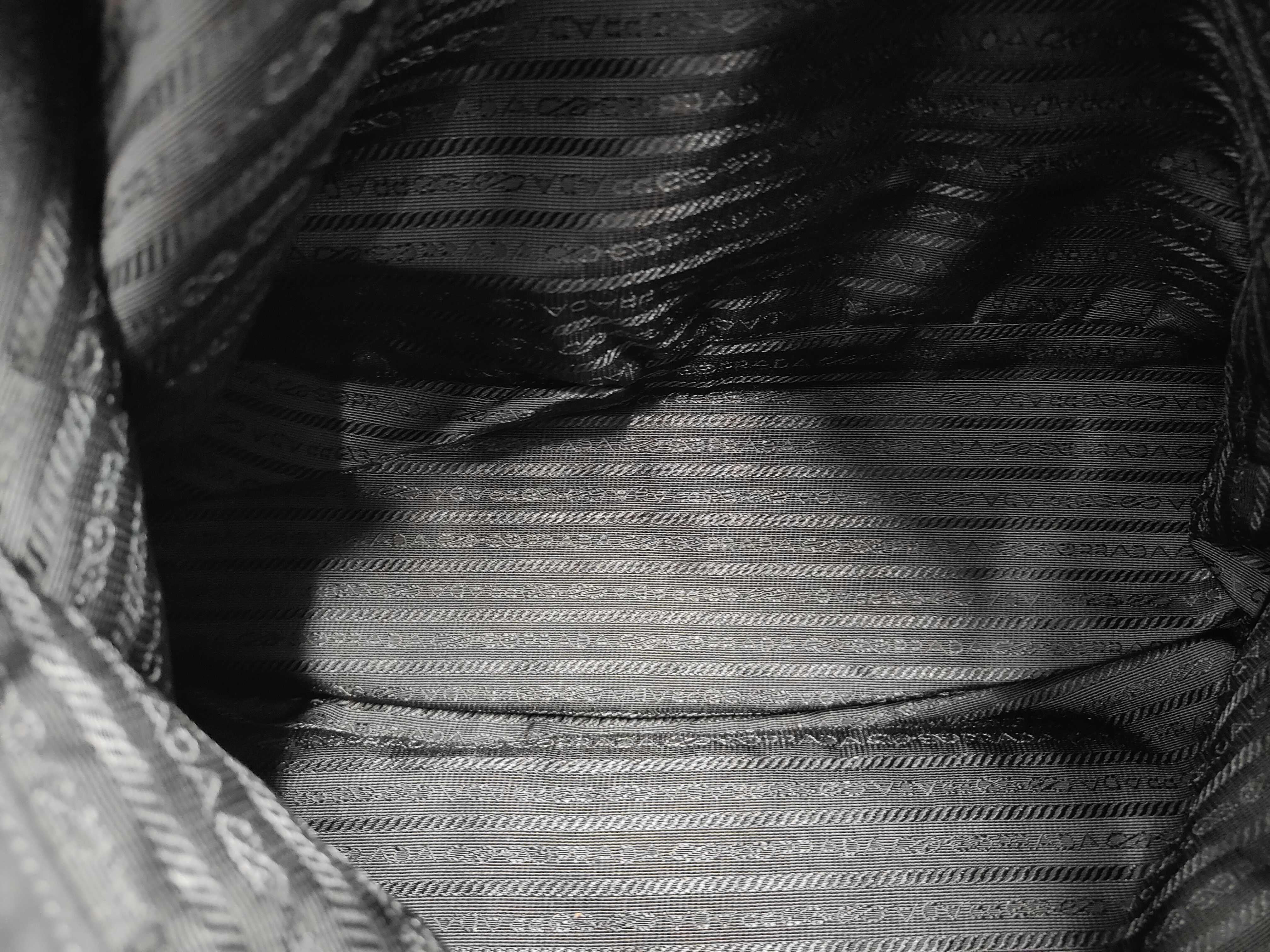 Embossed Logo Nylon Triangle Logo Tote Bag — view 8