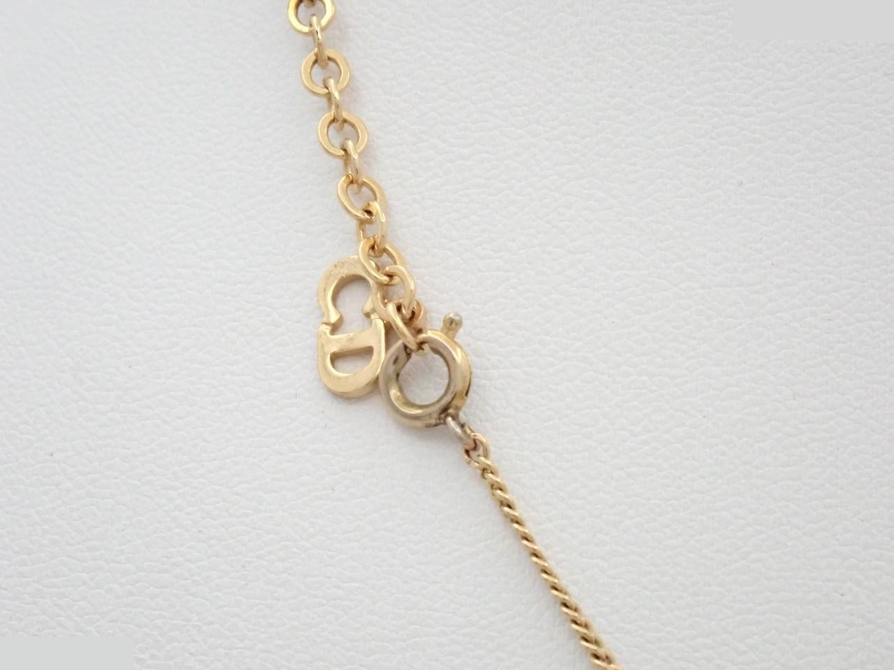 Rhinestone necklace, chain approximately 44cm — view 2