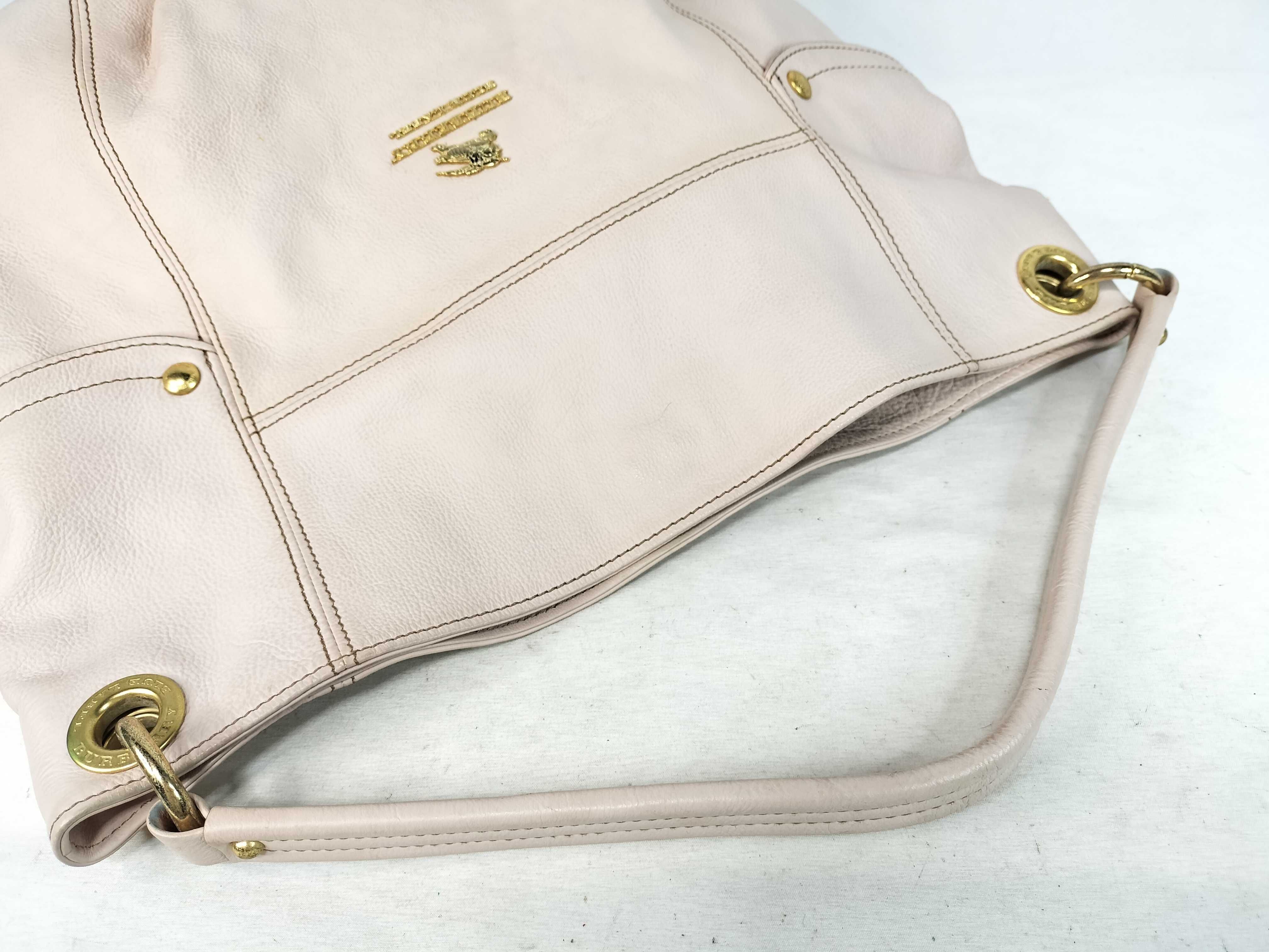 Blue Label Burberry Shoulder Bag Pink Leather Shoulder Bag — view 3