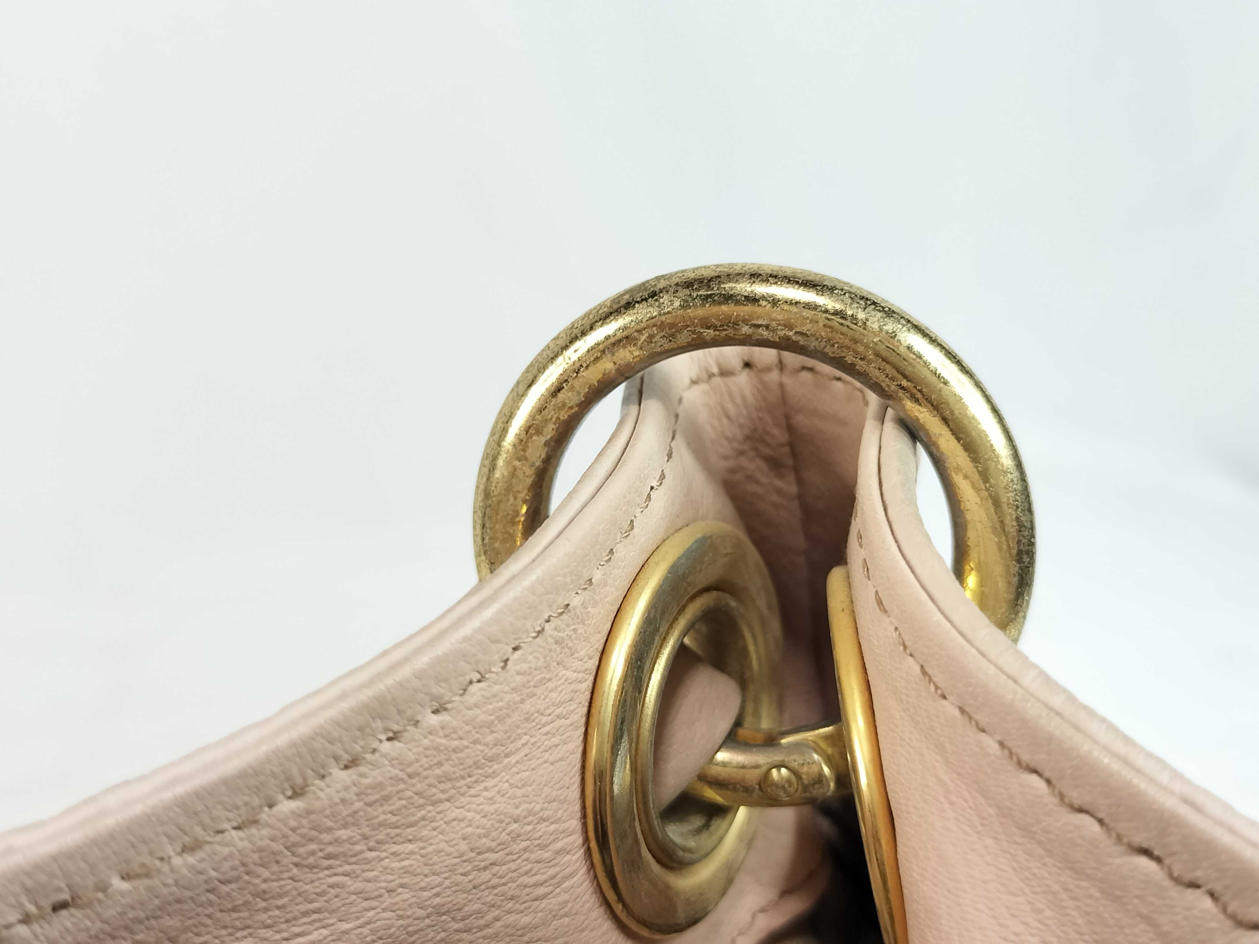 Blue Label Burberry Shoulder Bag Pink Leather Shoulder Bag — view 8