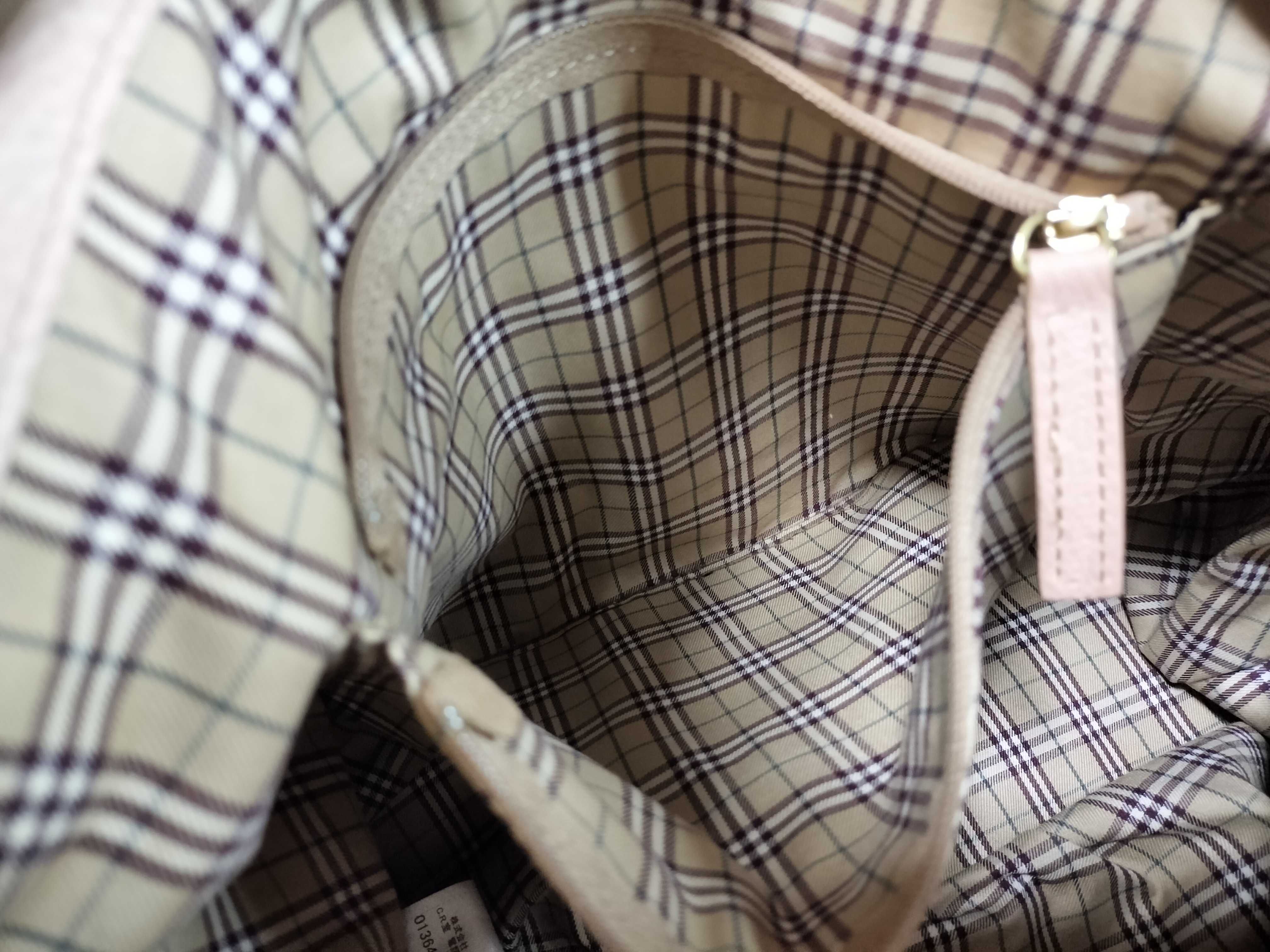 Blue Label Burberry Shoulder Bag Pink Leather Shoulder Bag — view 10