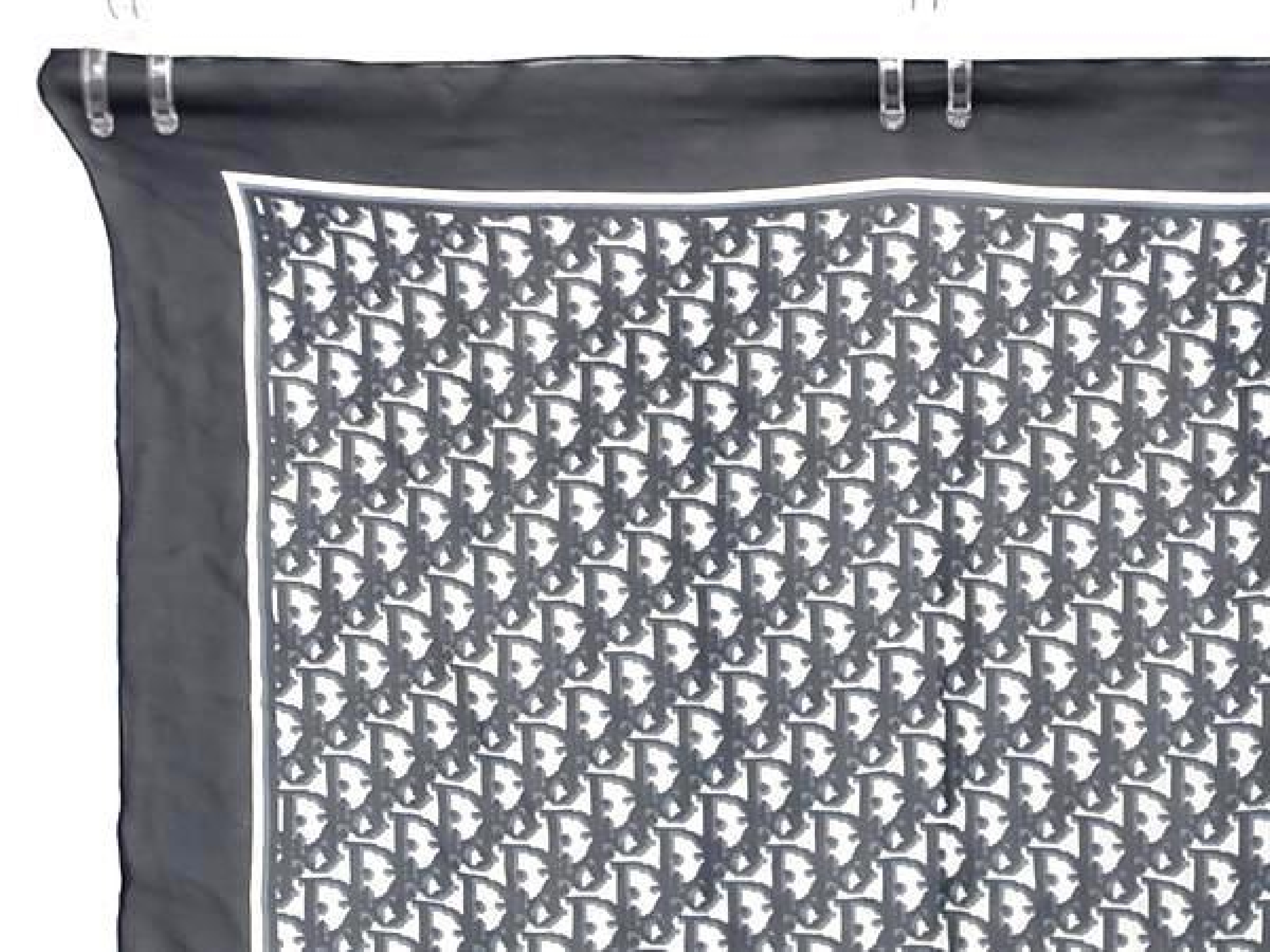 Trotter Large Scarf Stole Shawl for Women, Navy x White, FZ4652, Other Accessories — view 2