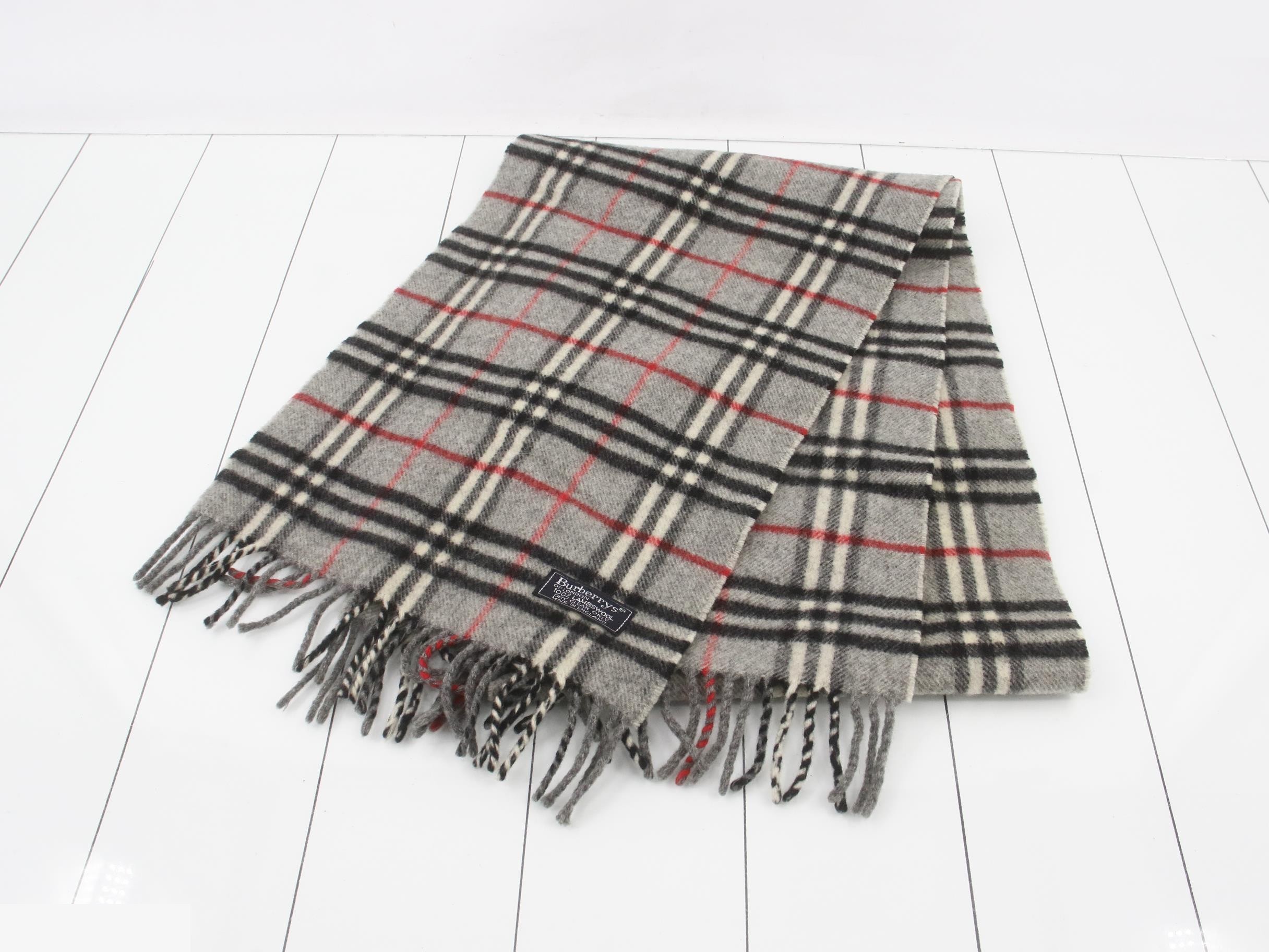 Nova Check Scarf, Gray — view 2