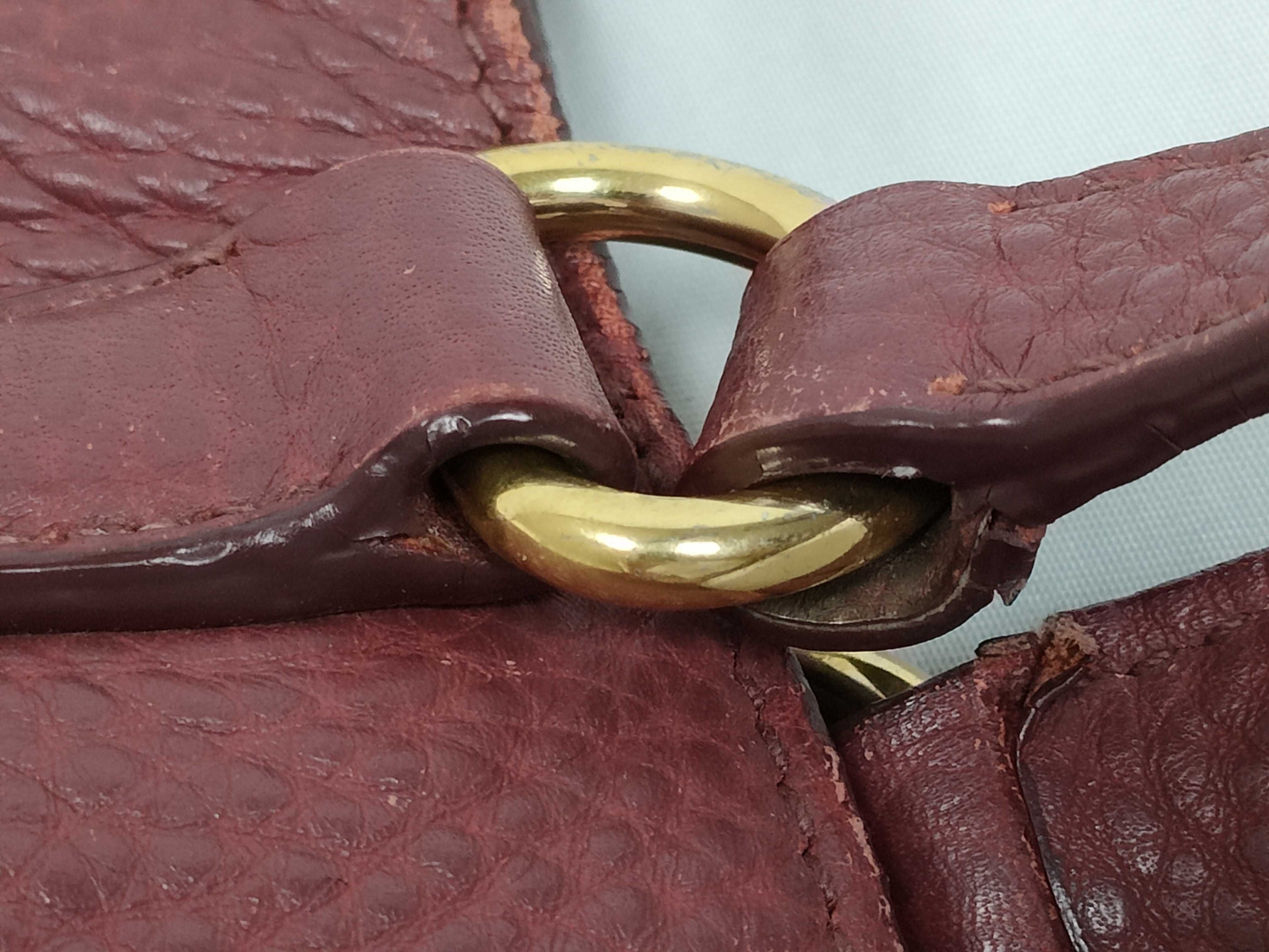 leather handbag tote bag — view 5