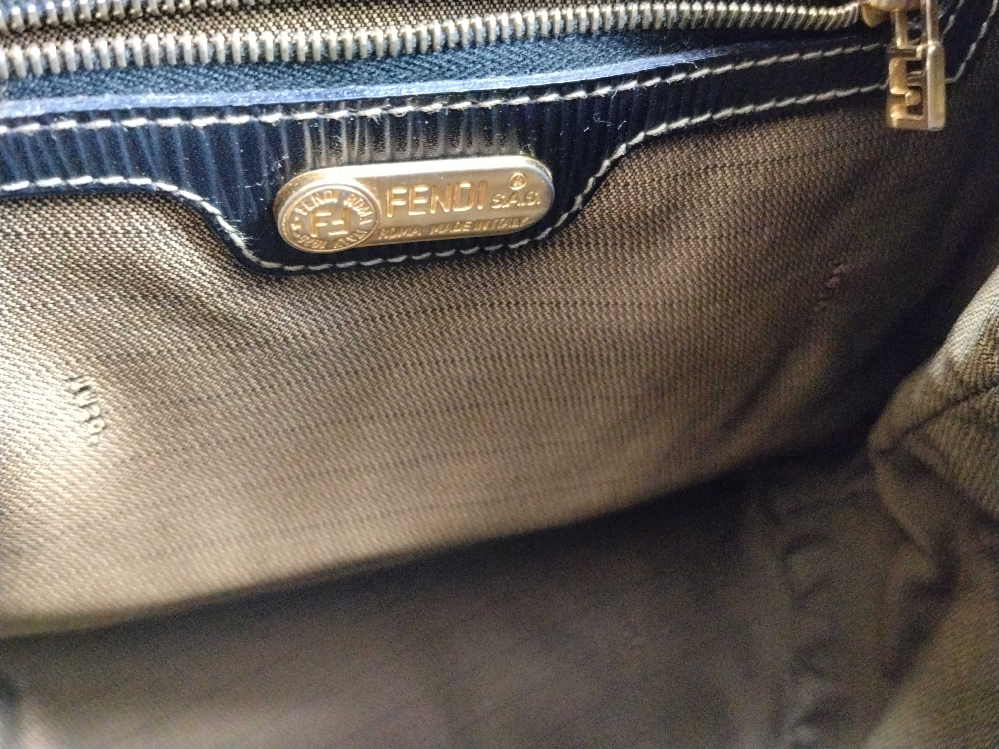 Pecan Pattern Fendi Handbag — view 9