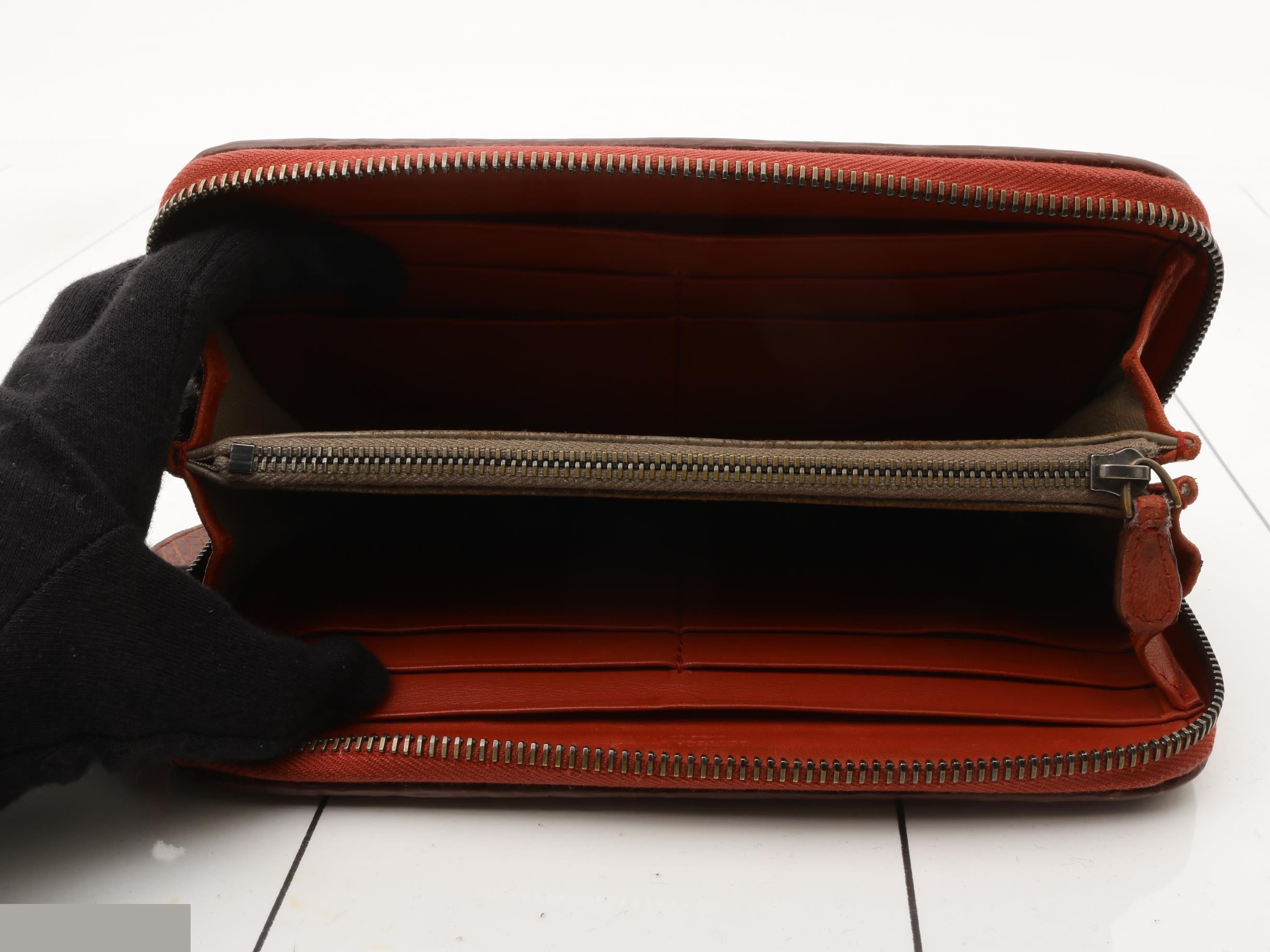 Intrecciato Round Zip Wallet — view 4