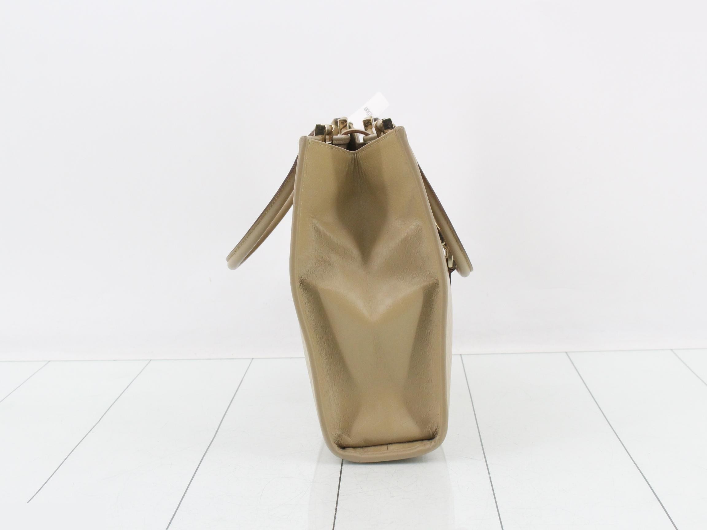 Jackie (Bag) Tote Bag, Handbag, Monogram, Beige — view 4