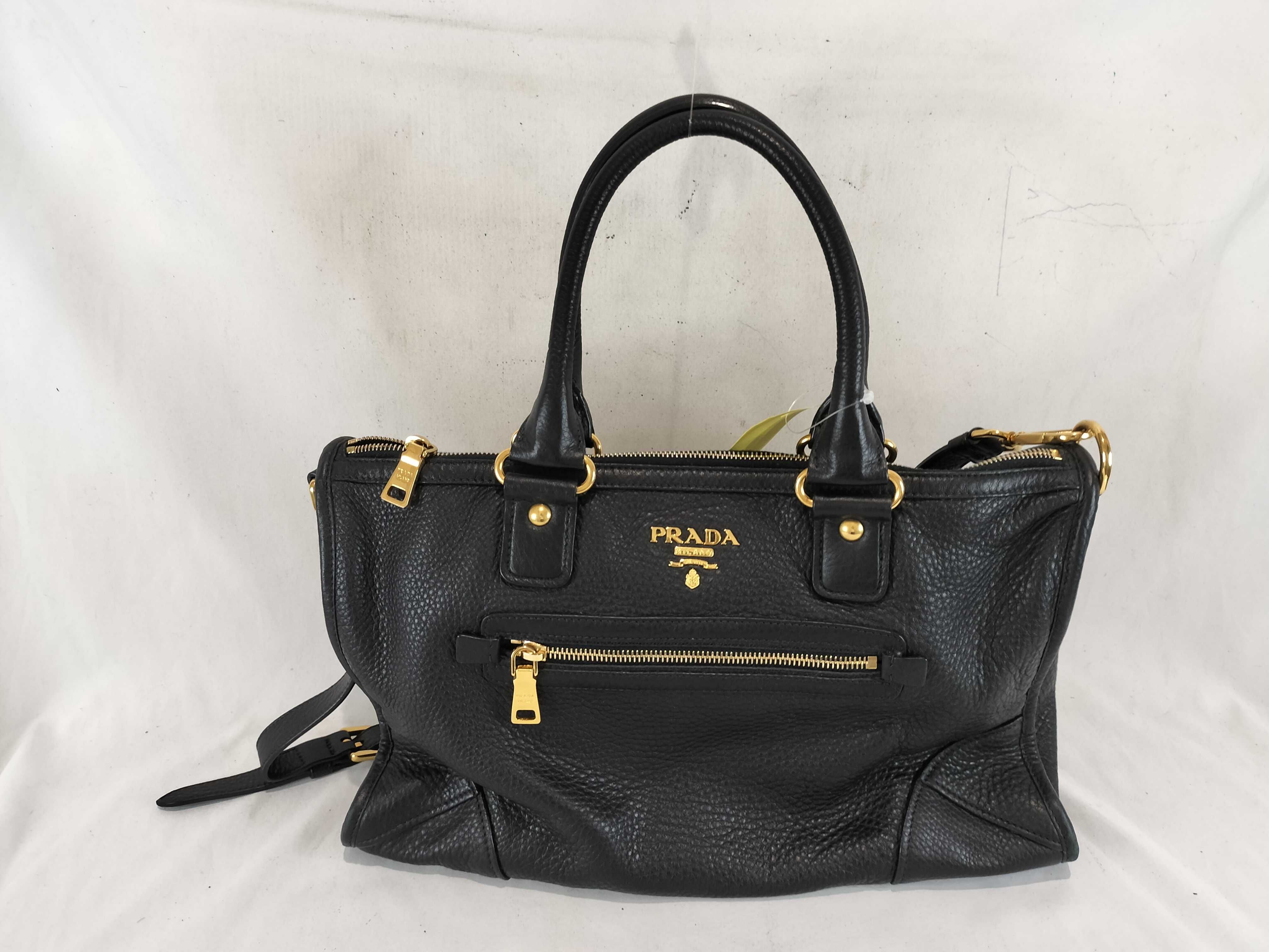 2-Way Black Shoulder Bag