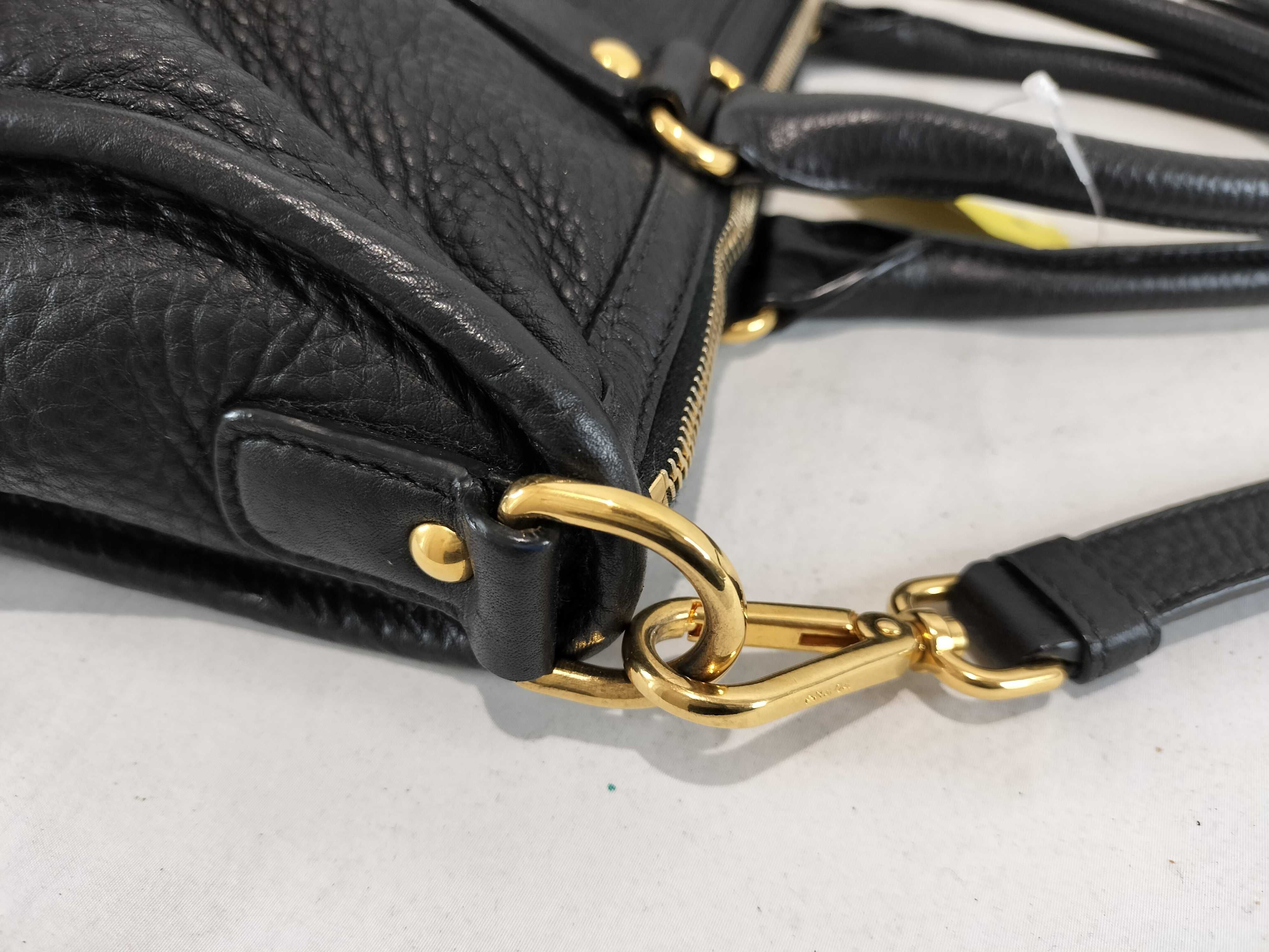 2-Way Black Shoulder Bag — view 5