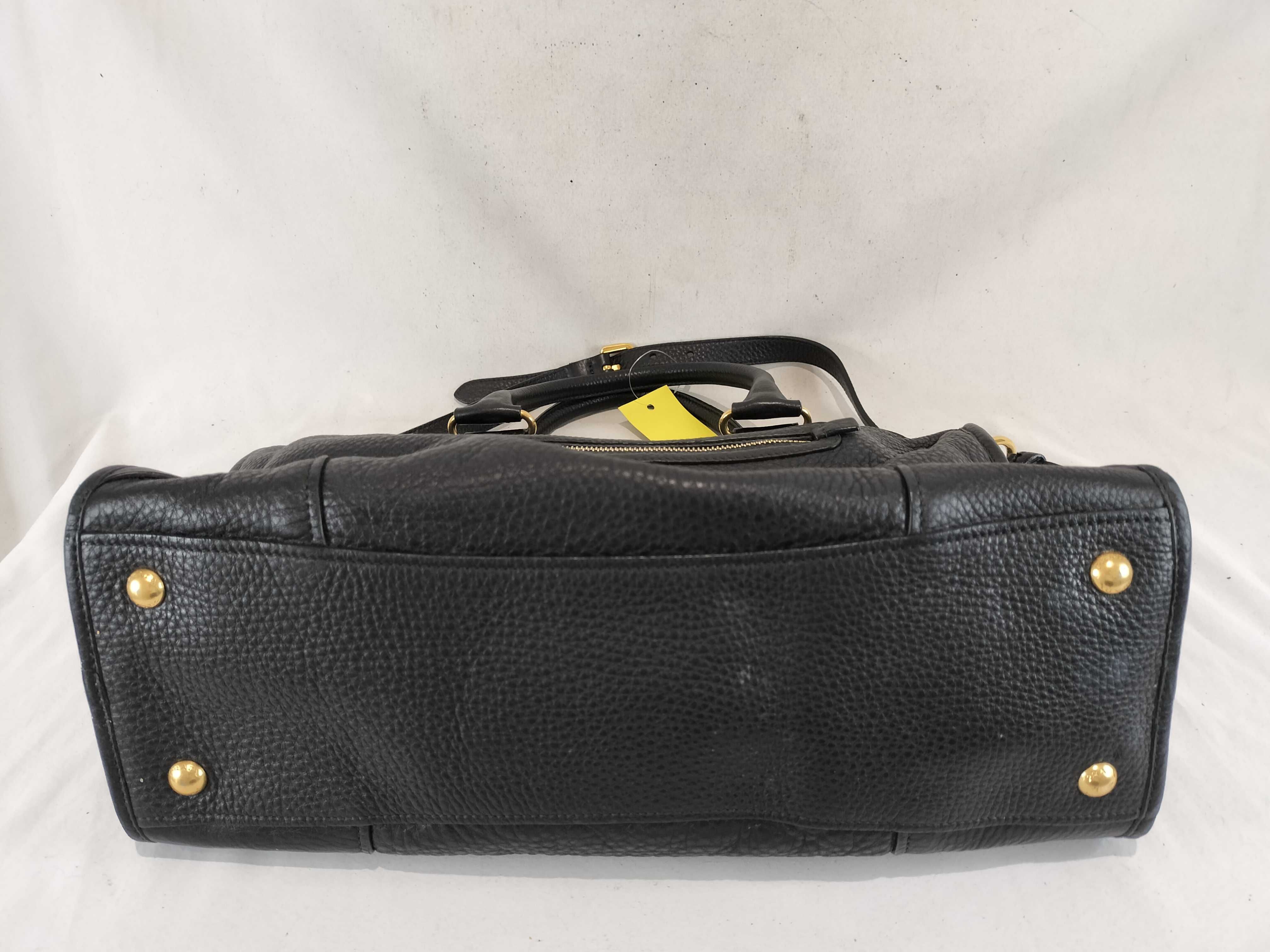 2-Way Black Shoulder Bag — view 7