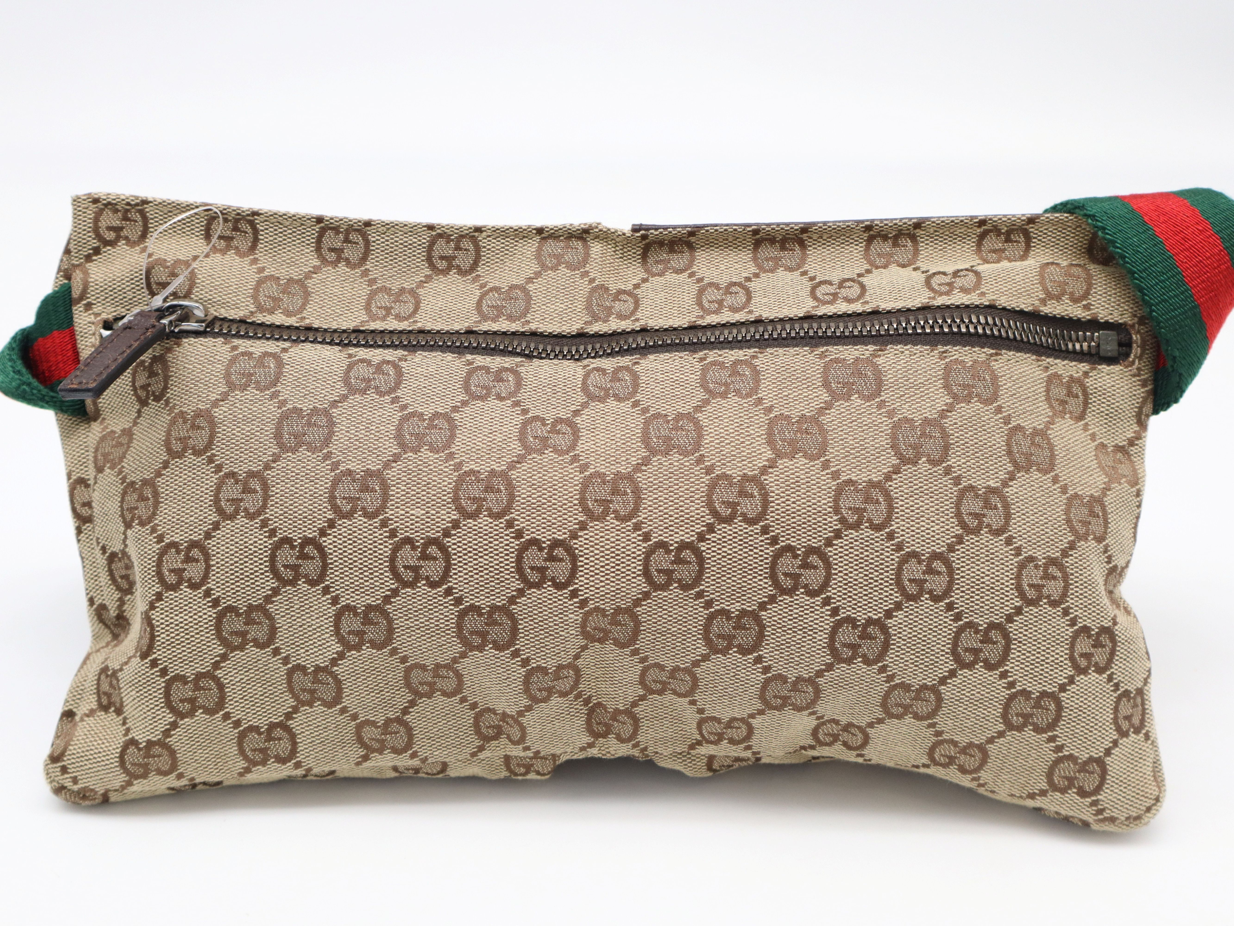 28566GG Canvas Waist Pouch with Dust Bag — view 2