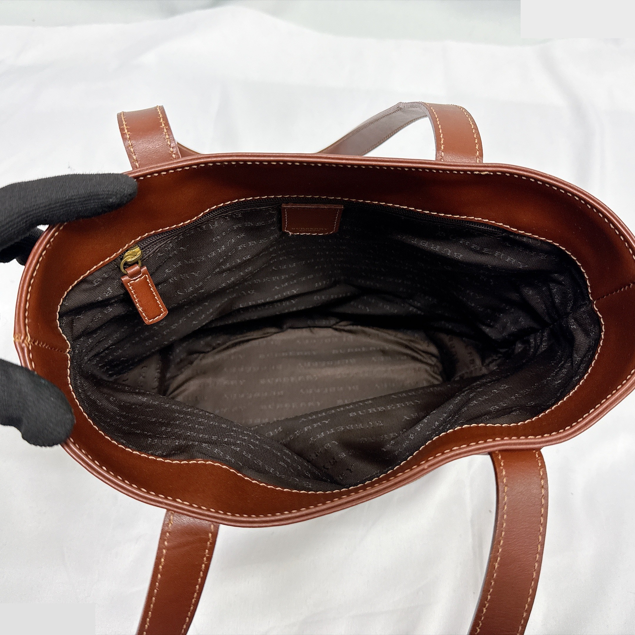 bag/tote bag, Nova Check pattern, beige. — view 9
