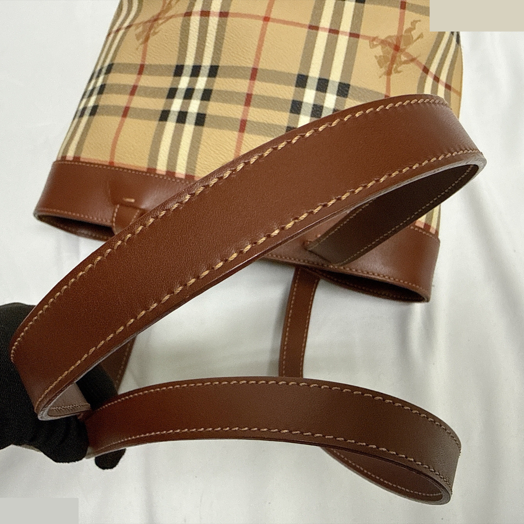 bag/tote bag, Nova Check pattern, beige. — view 10