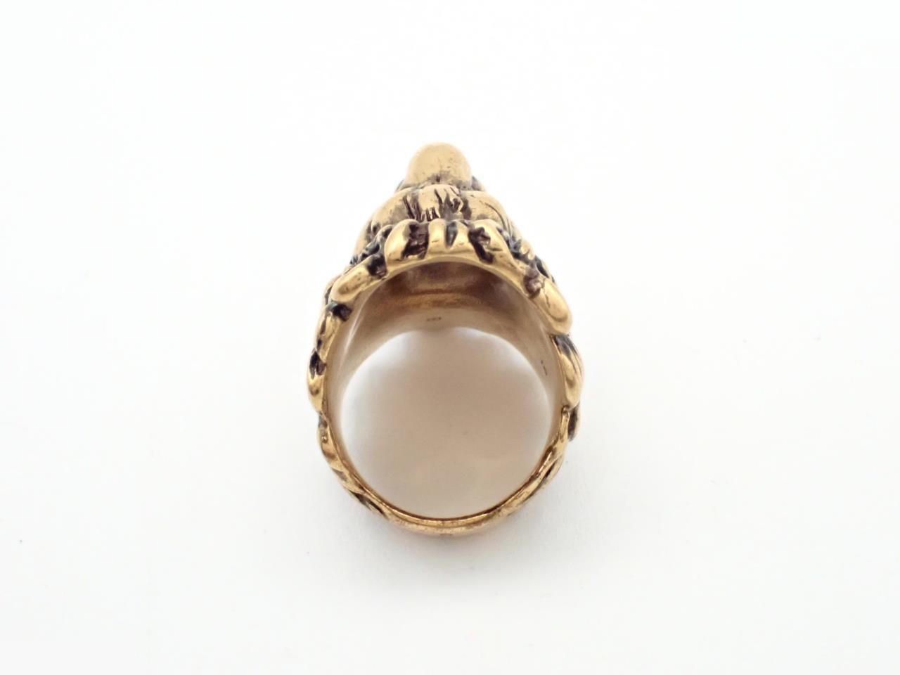 Lion's Head Ring #15 — view 3