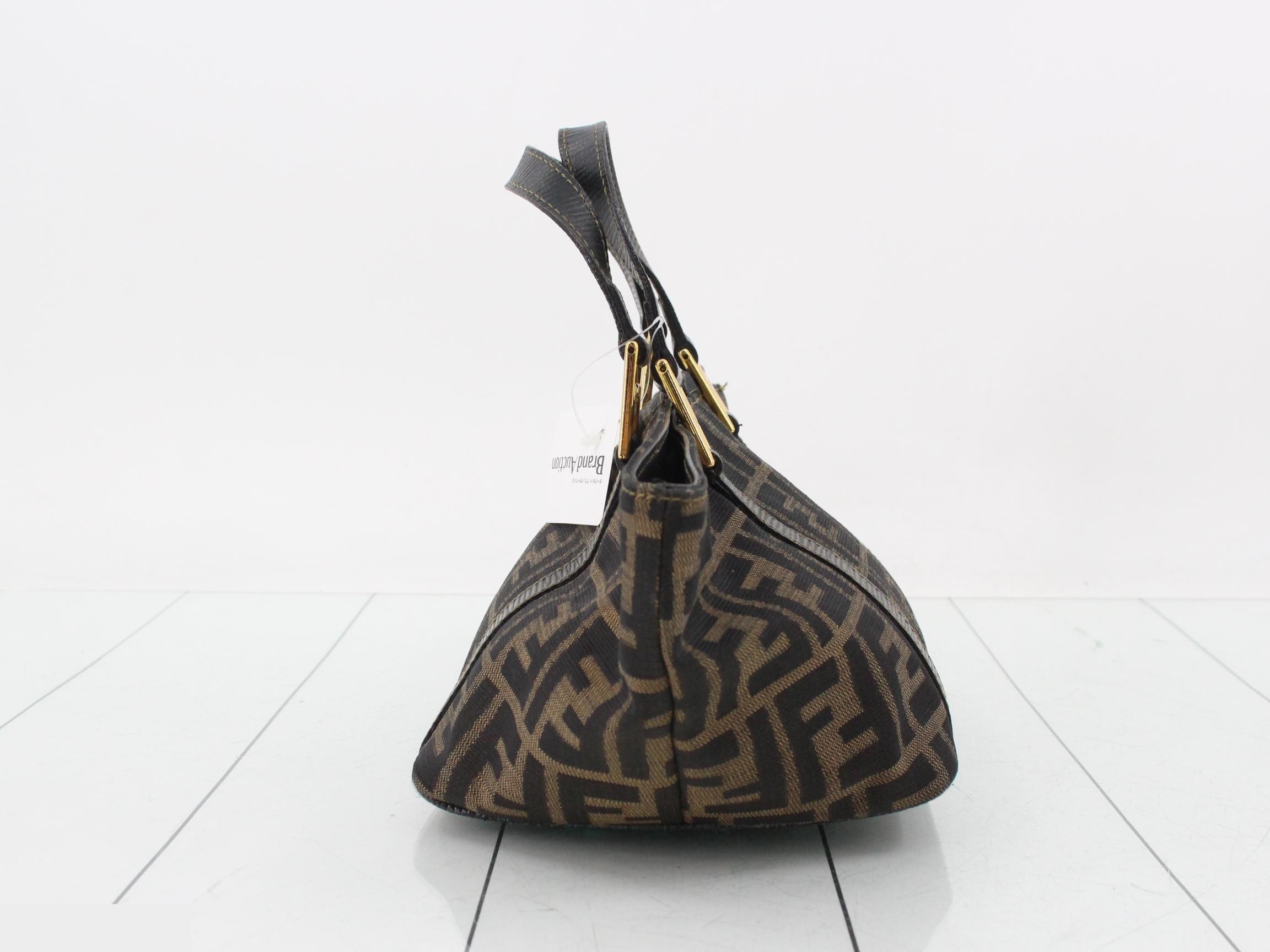 Zucca 2-Way Handbag, Brown — view 3