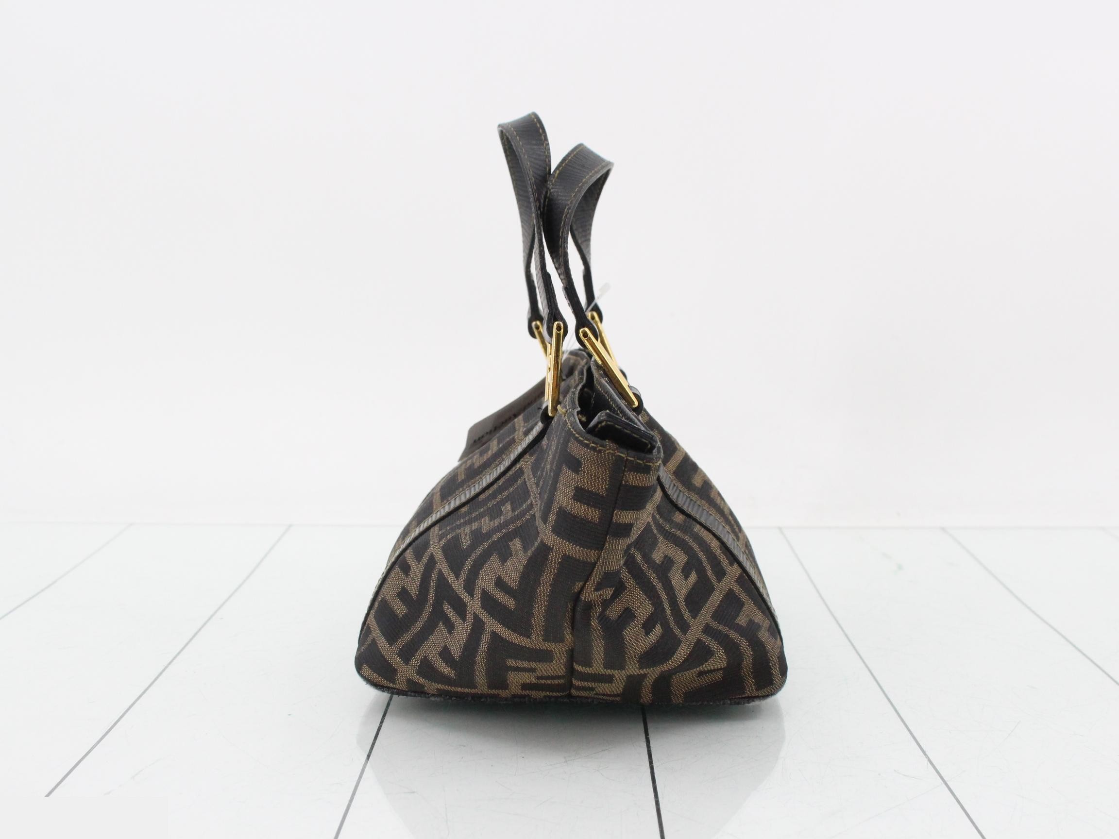 Zucca 2-Way Handbag, Brown — view 4