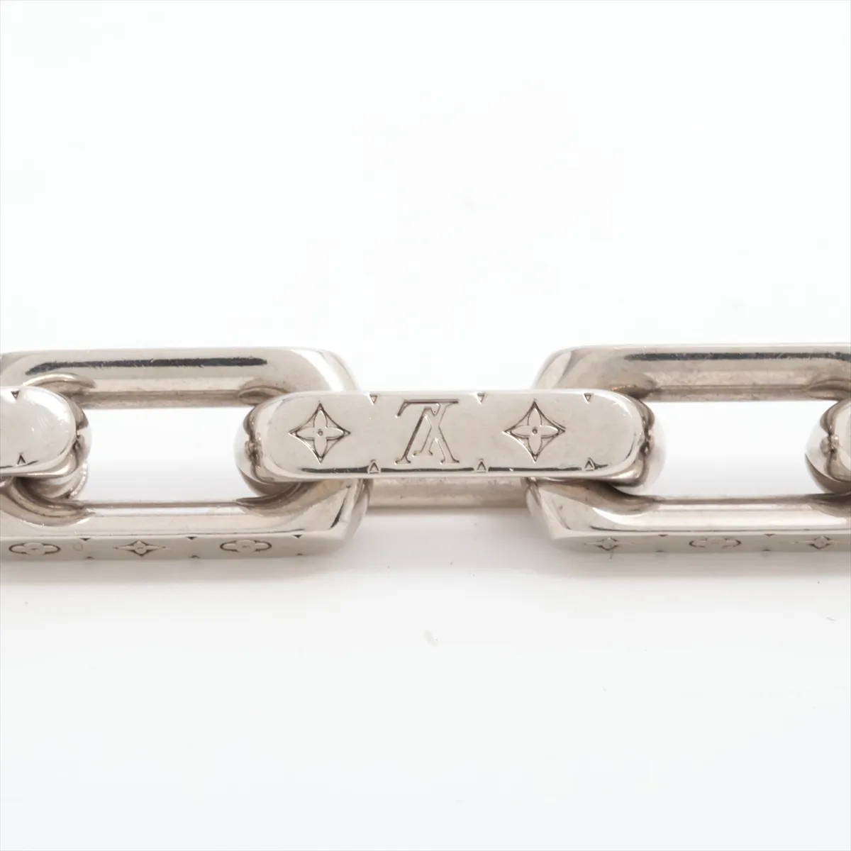 M64223 Chain Monogram Bracelet US1220 Bracelet M Metal Silver Dents — view 3