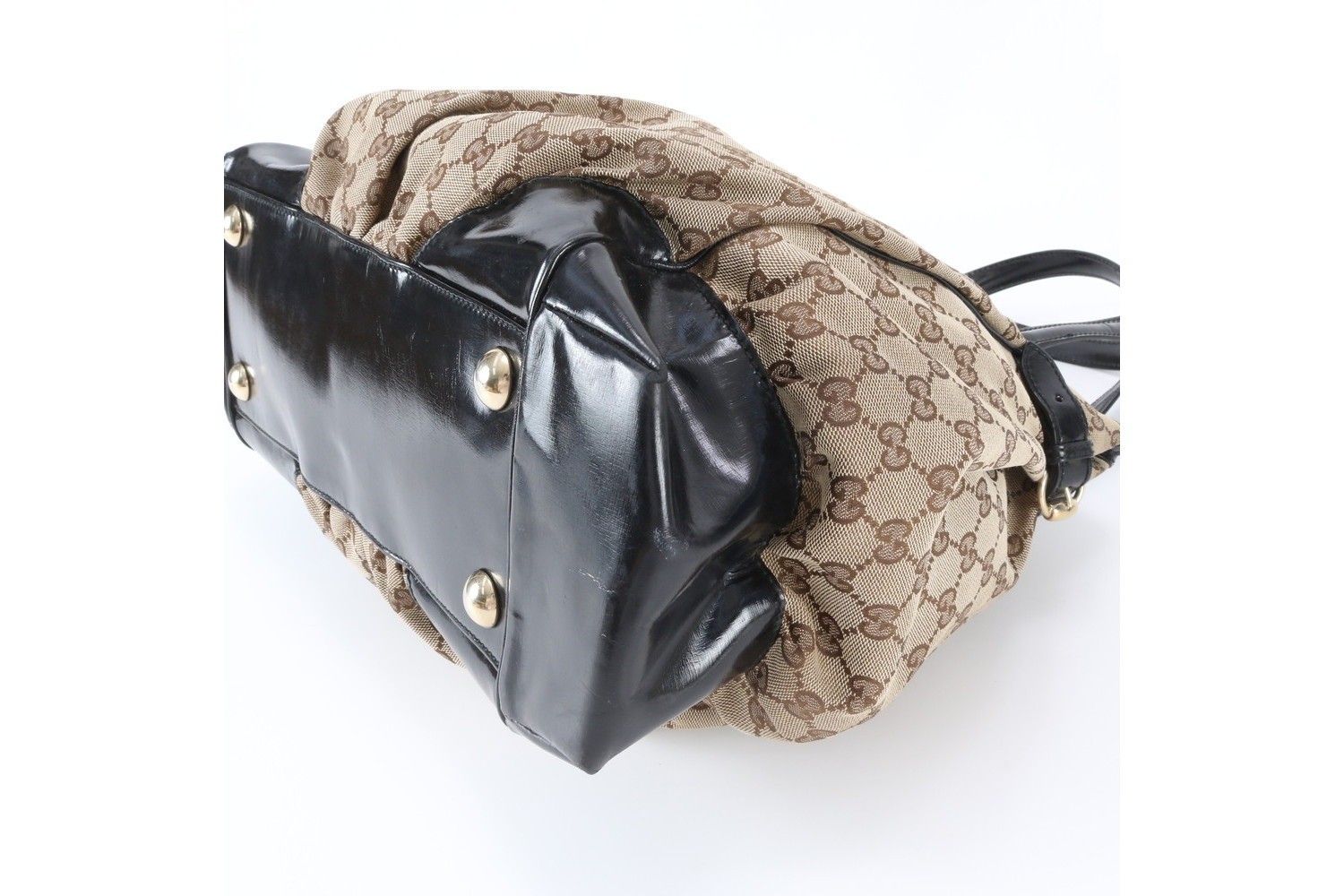 GG Canvas 203528 Leather Tote Bag — view 5