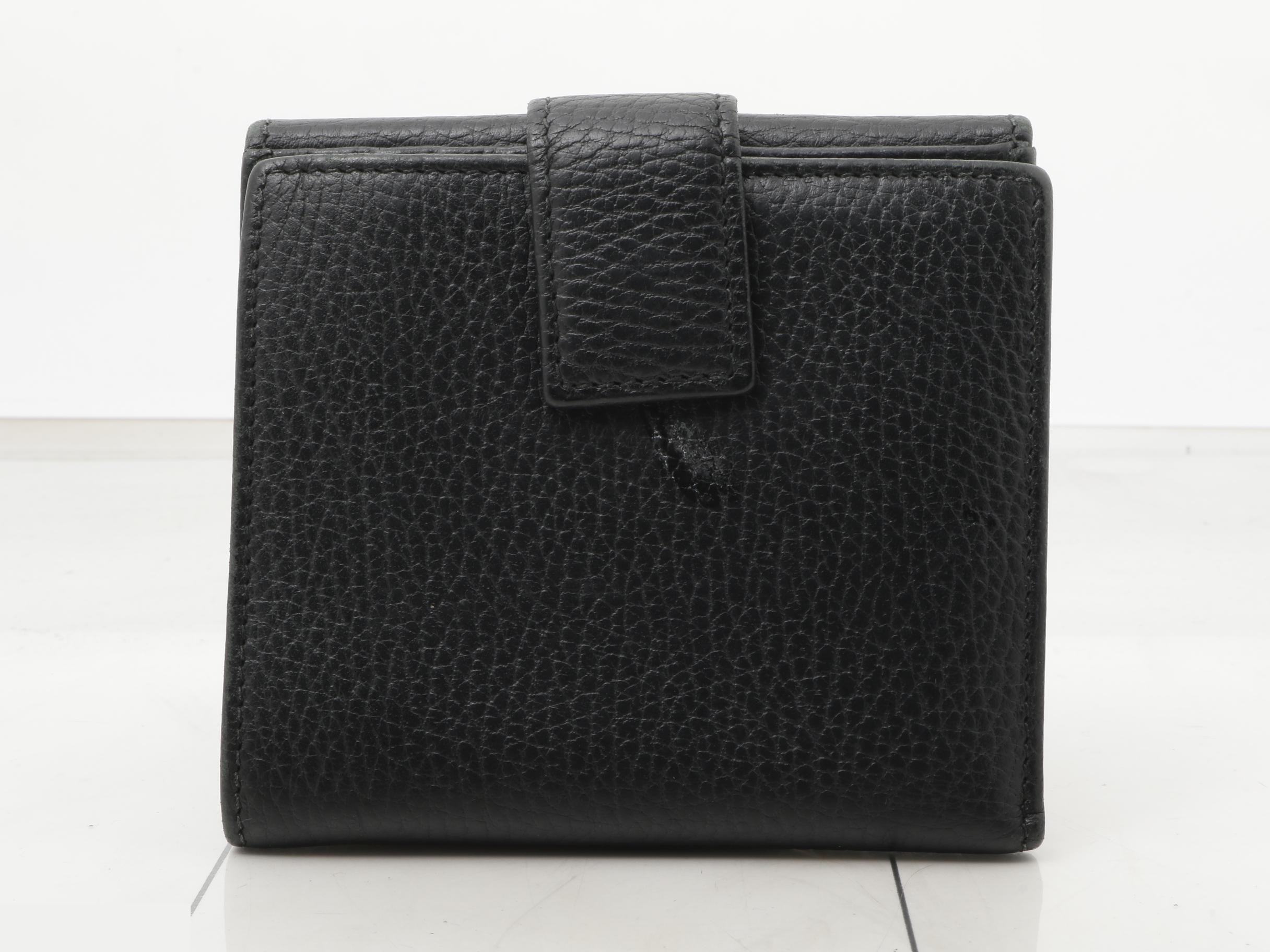 Marmont bi-fold wallet, black, 456122, 496334 — view 2