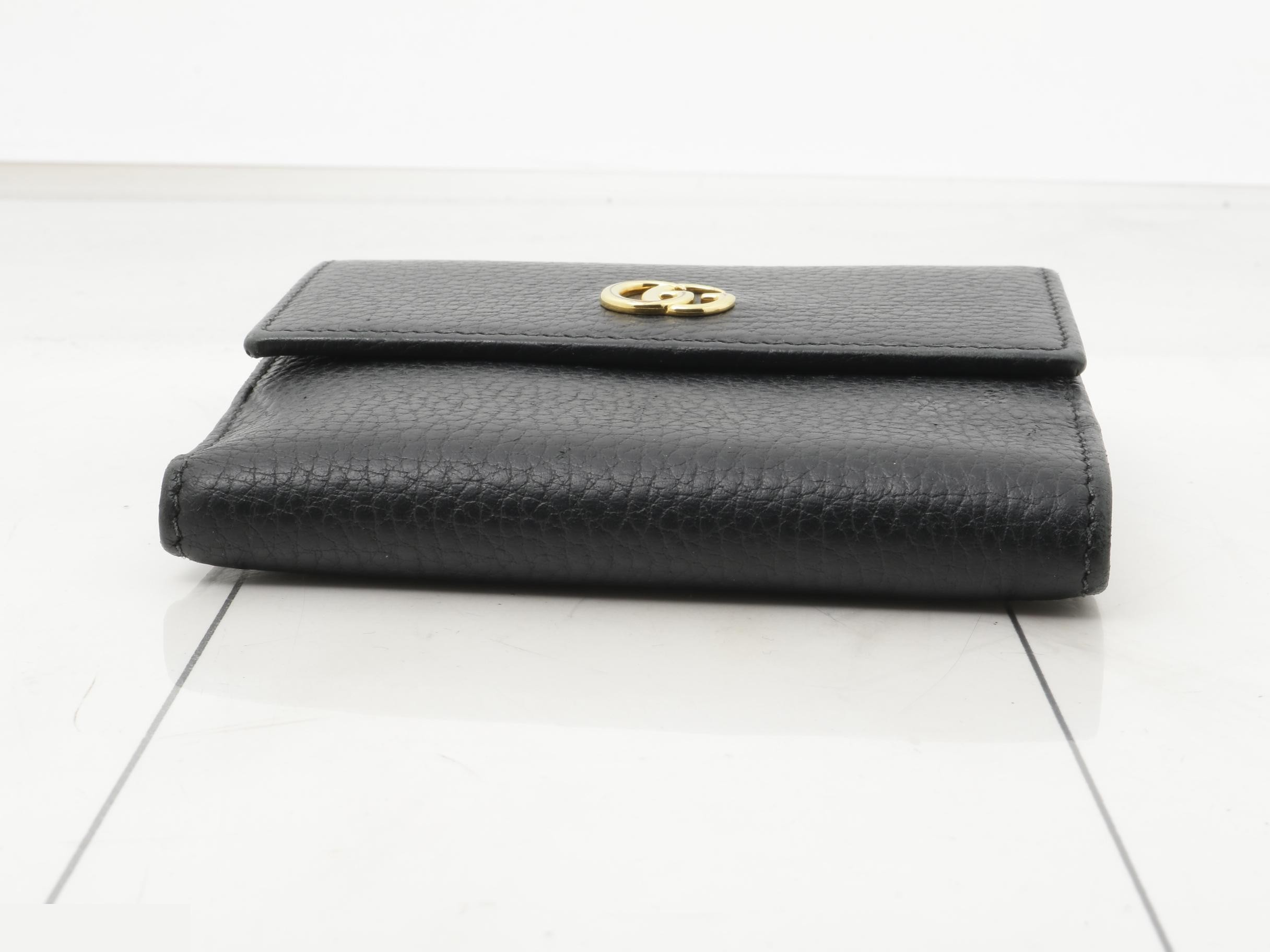 Marmont bi-fold wallet, black, 456122, 496334 — view 3