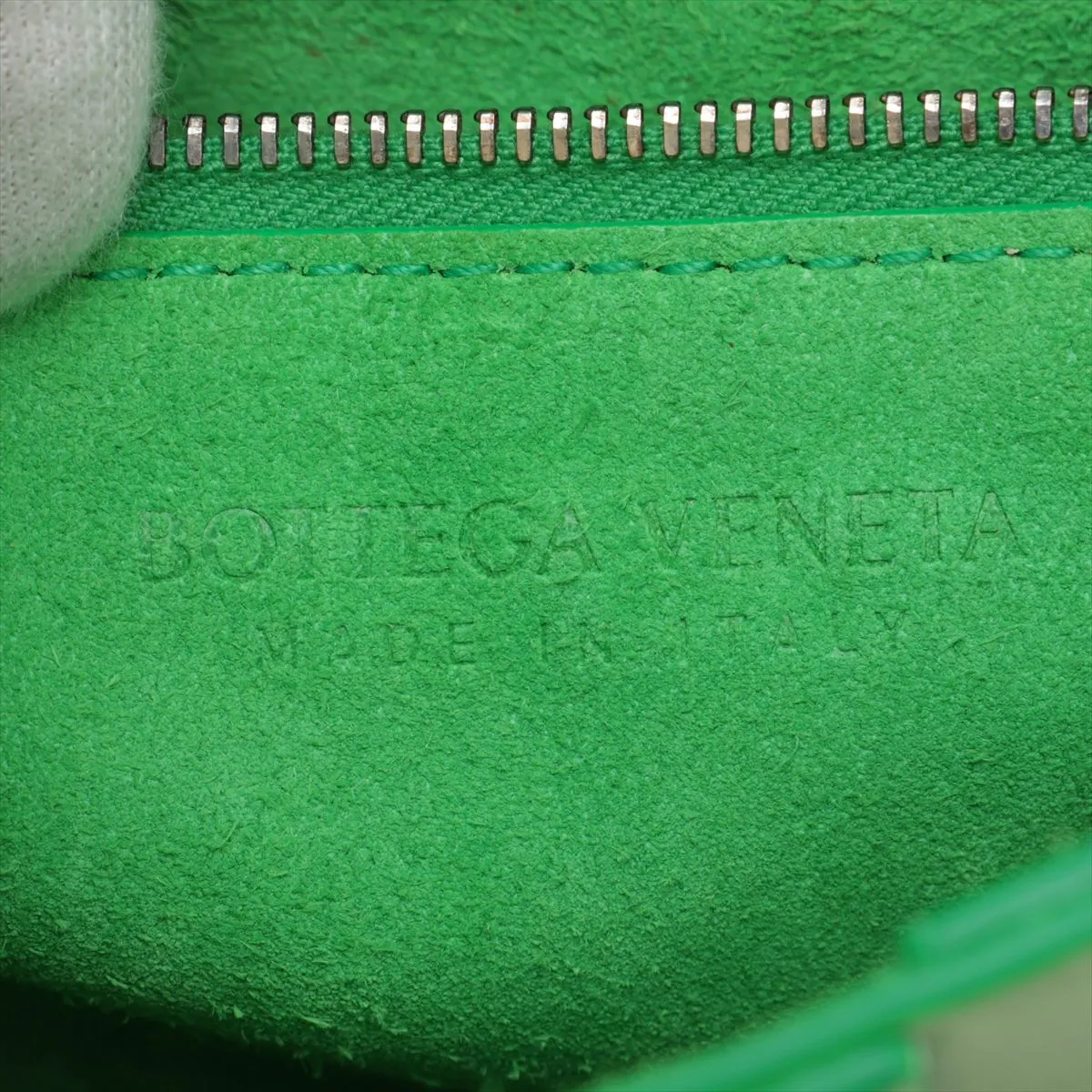 Maxi Intrecciato Cassette Leather Shoulder Bag, Green — view 8