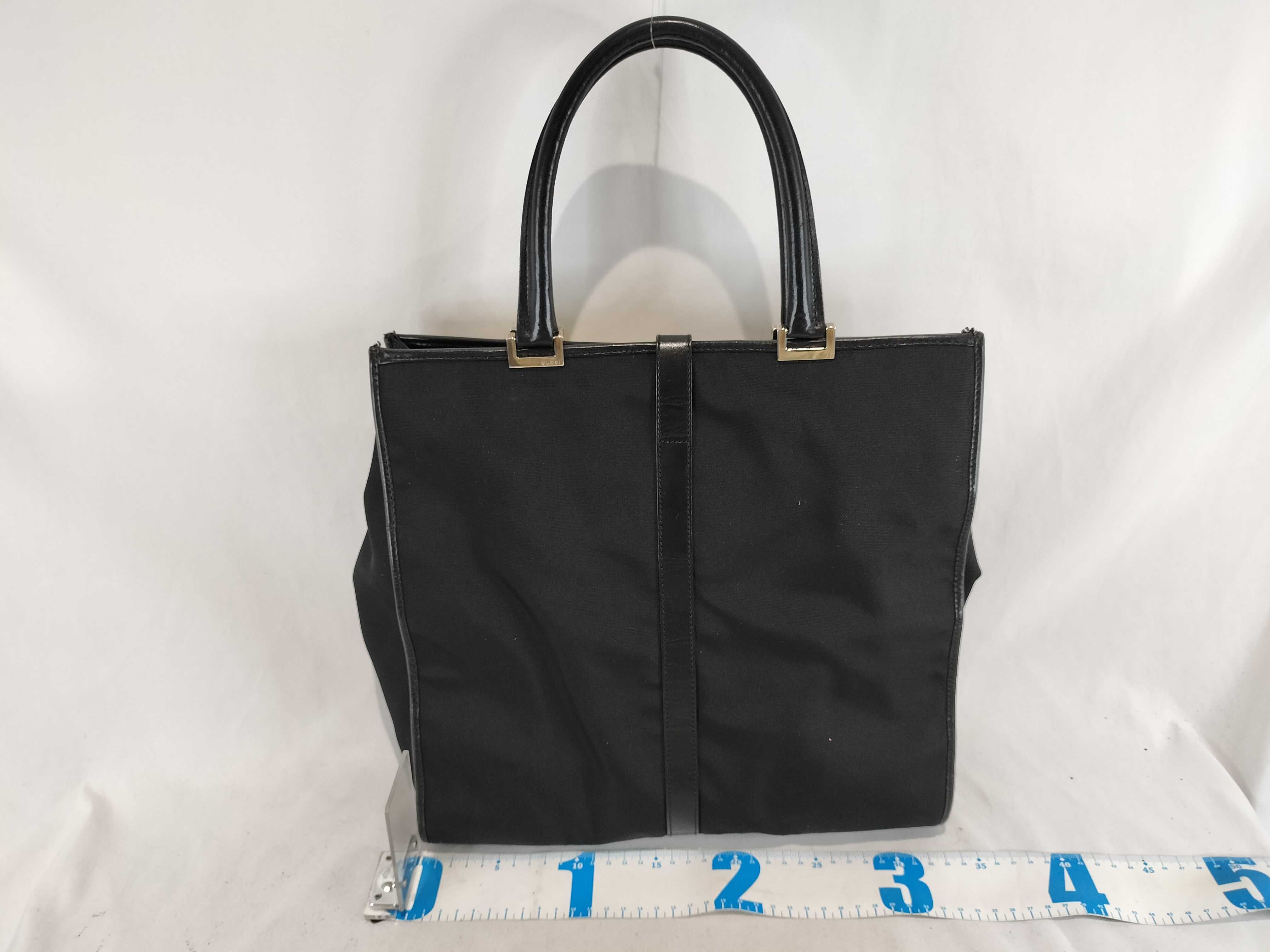 Jackie Canvas Tote Bag, Black 002/1064, Handbag — view 3
