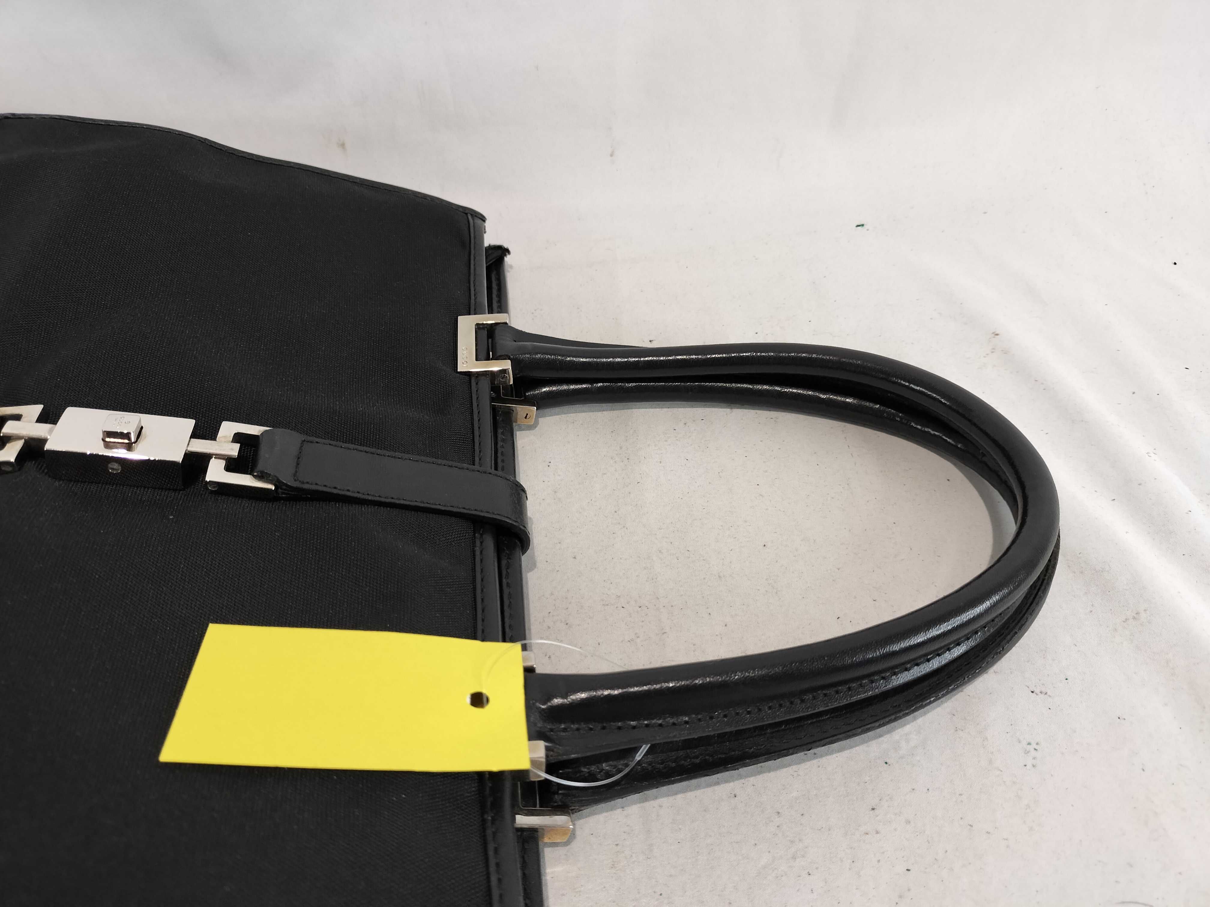 Jackie Canvas Tote Bag, Black 002/1064, Handbag — view 4
