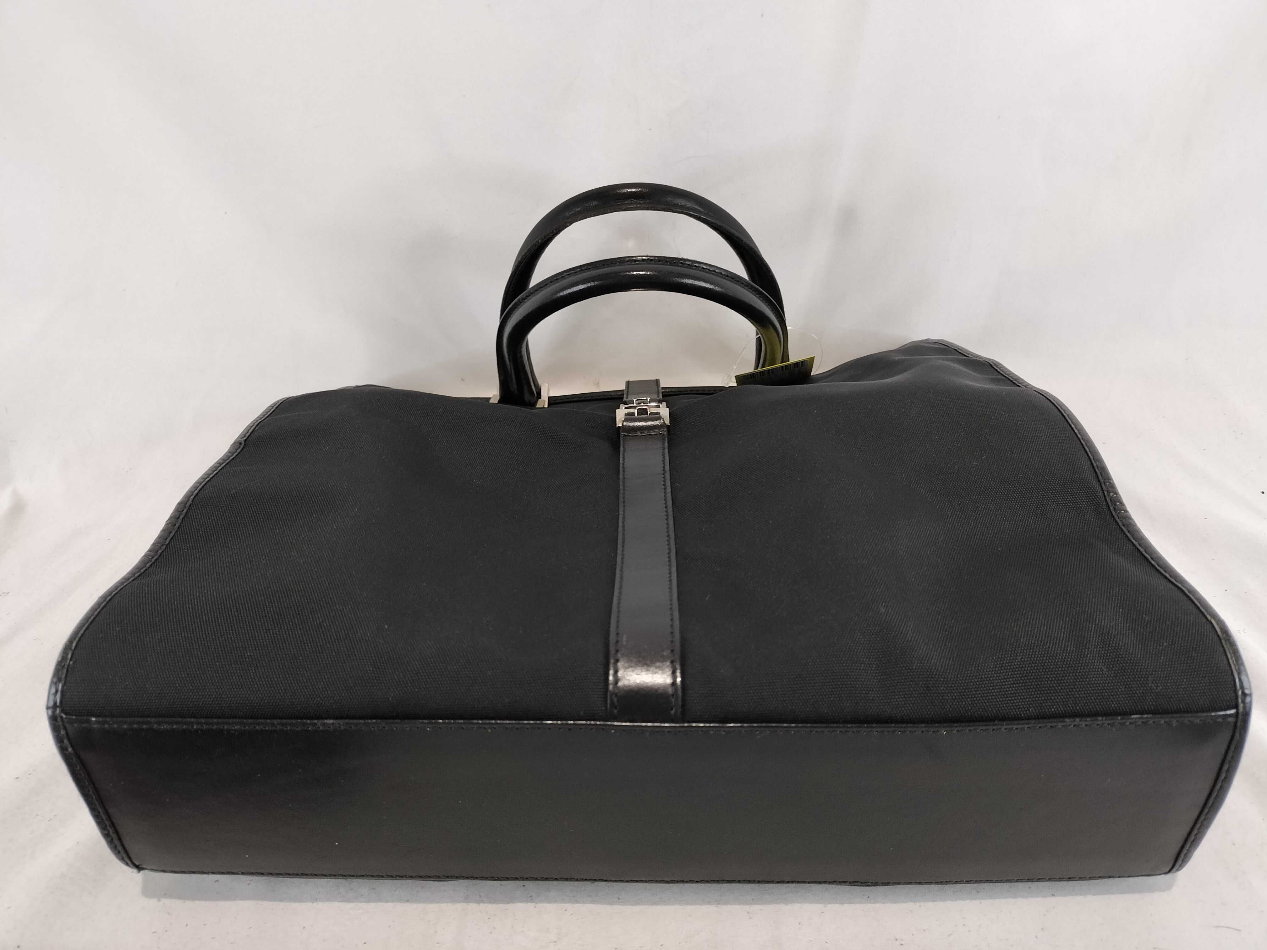 Jackie Canvas Tote Bag, Black 002/1064, Handbag — view 8