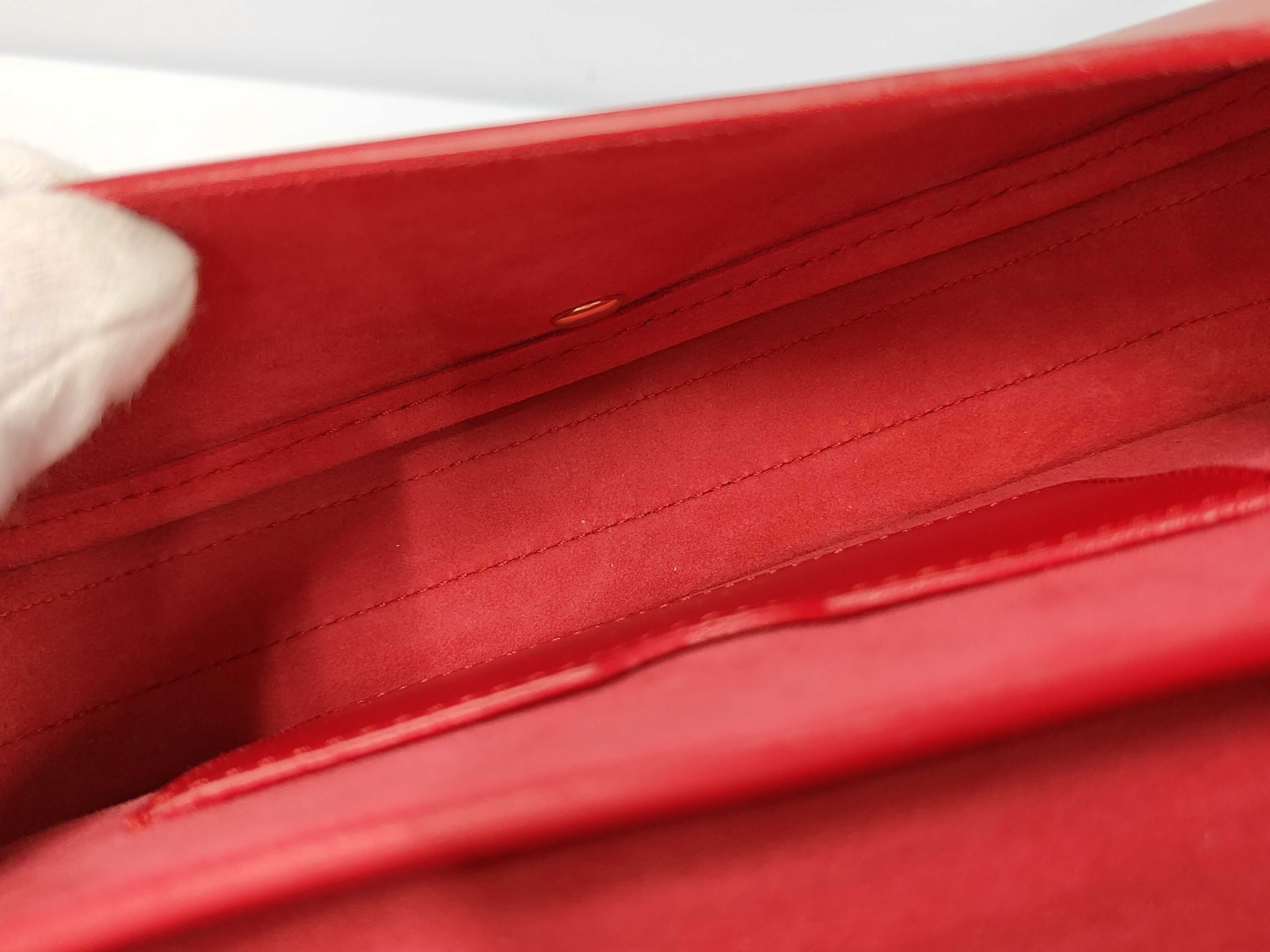 Bobby East Leather Shoulder Bag, Red — view 9