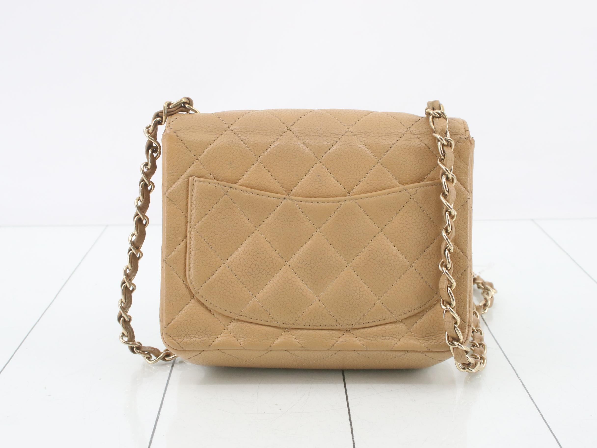 Caviar Mini Mat Shoulder Bag (with sticker) — view 2