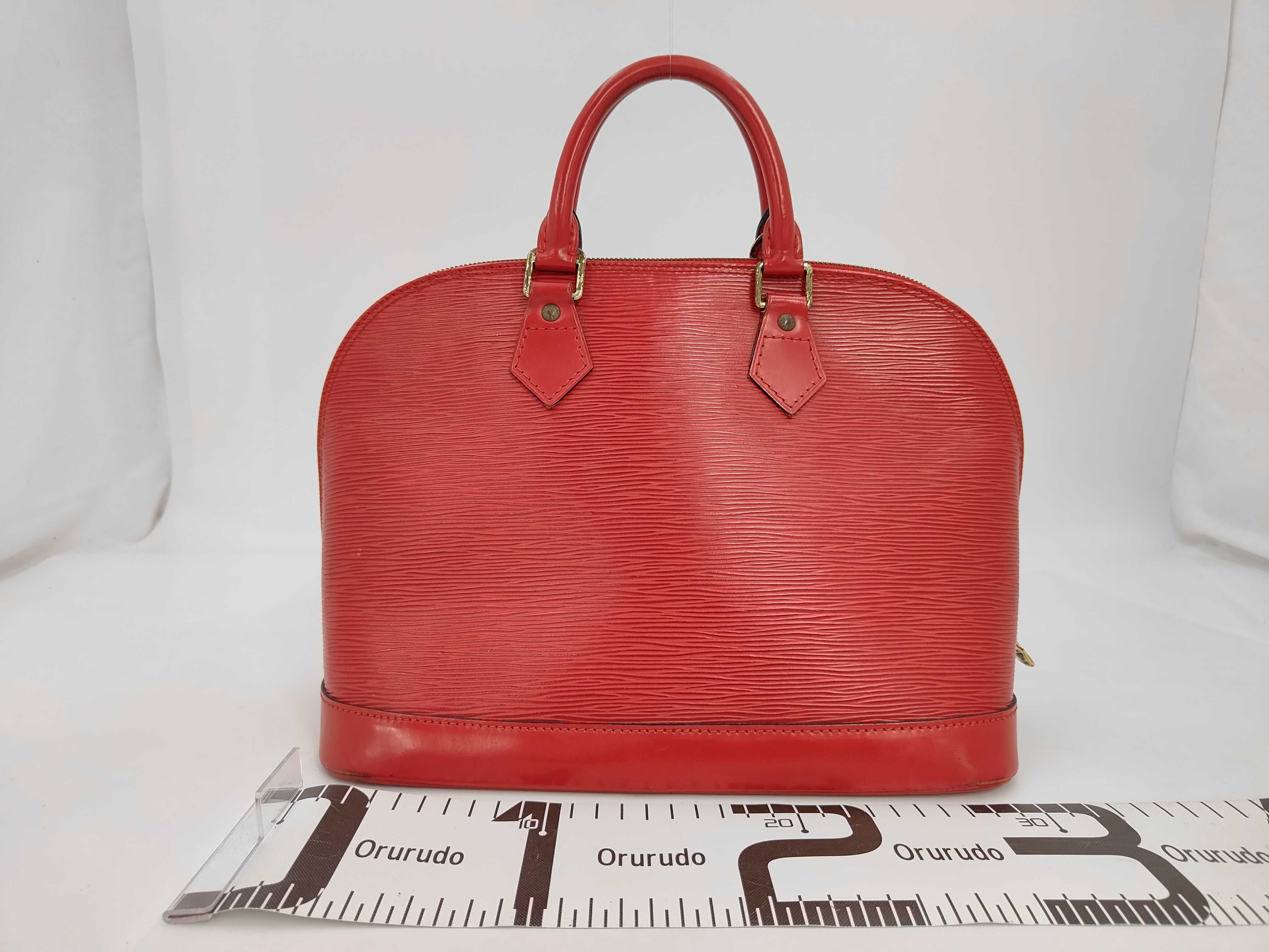 Epi Red Alma Handbag — view 2
