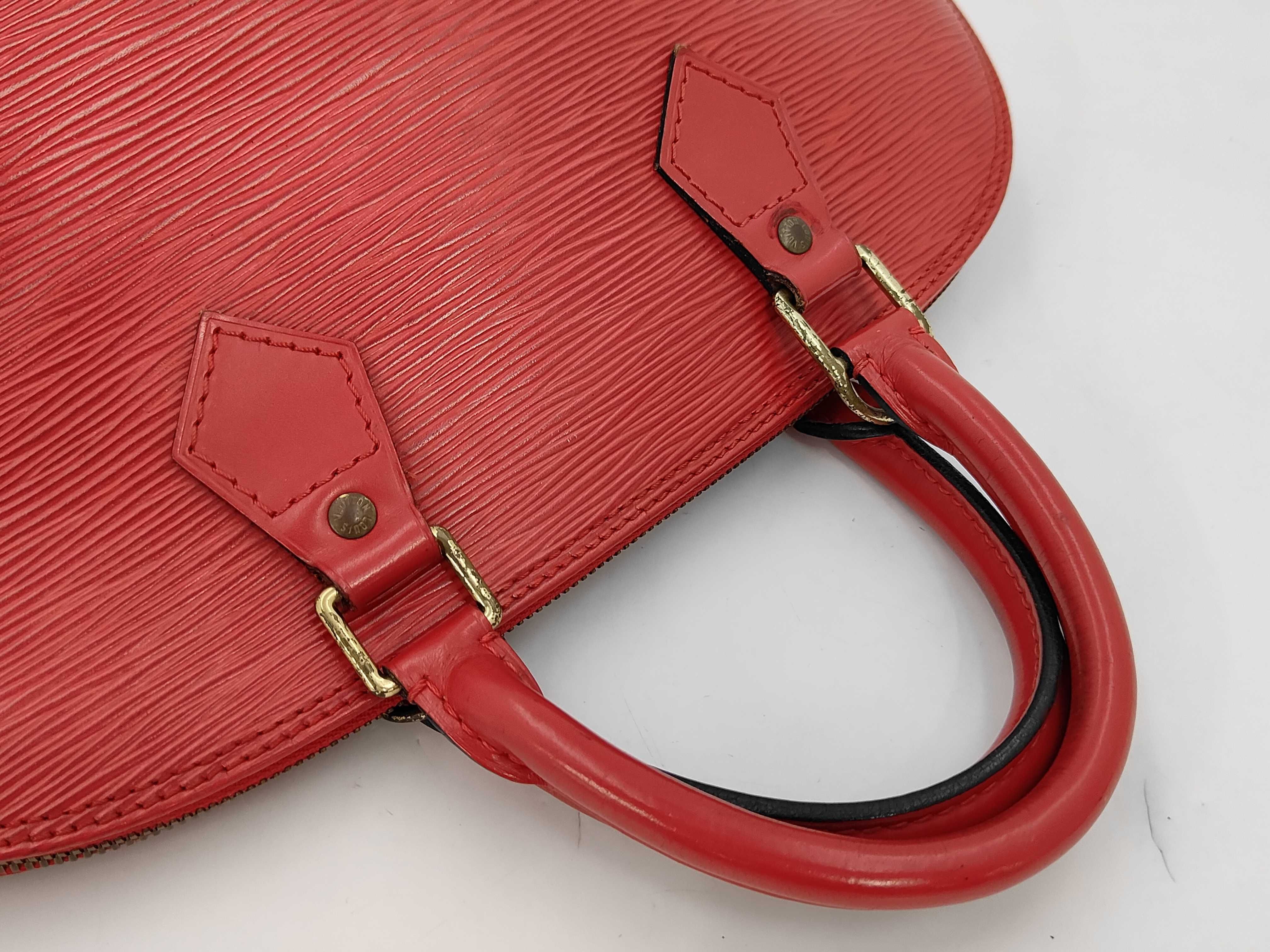 Epi Red Alma Handbag — view 3