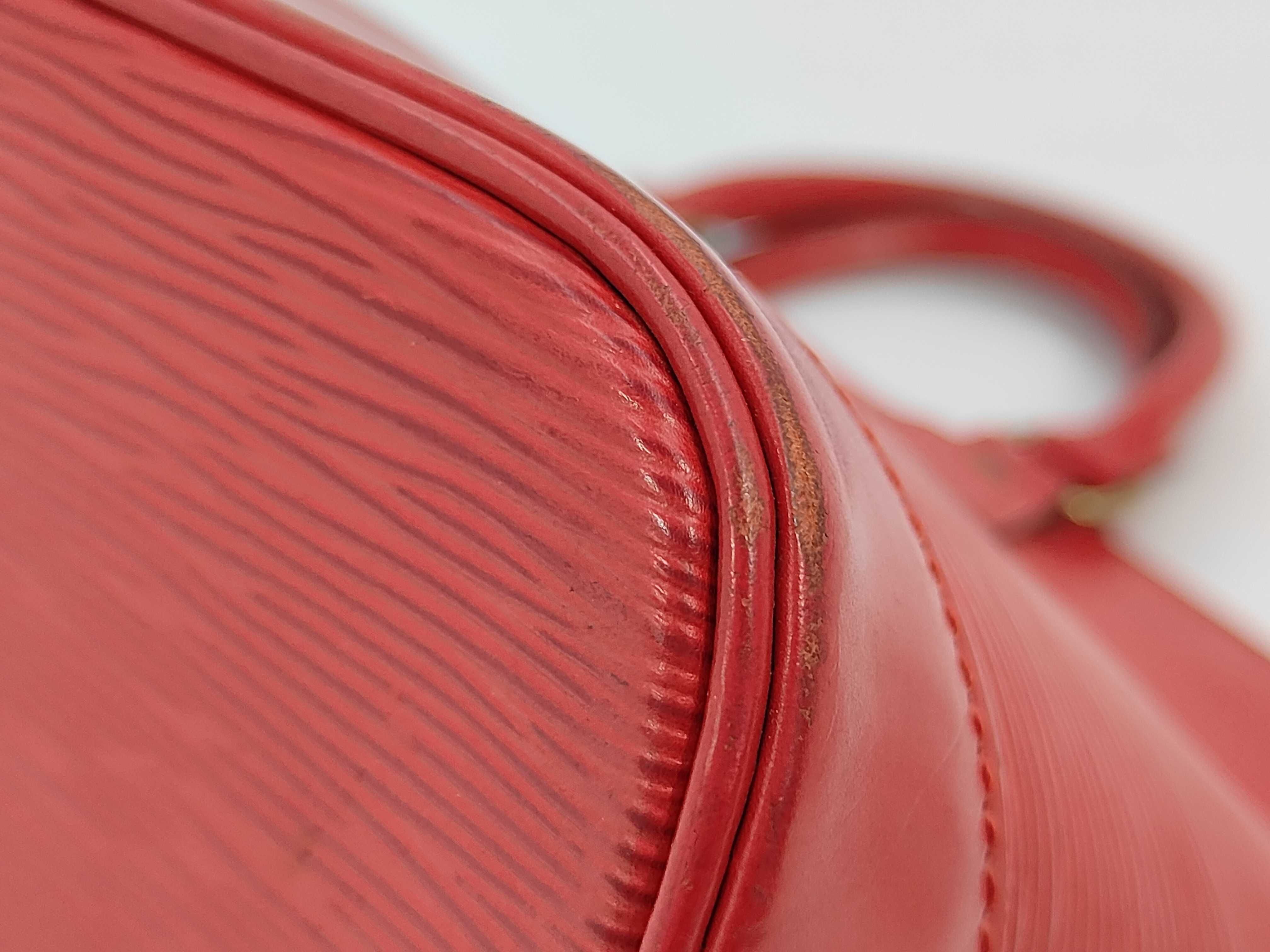 Epi Red Alma Handbag — view 7
