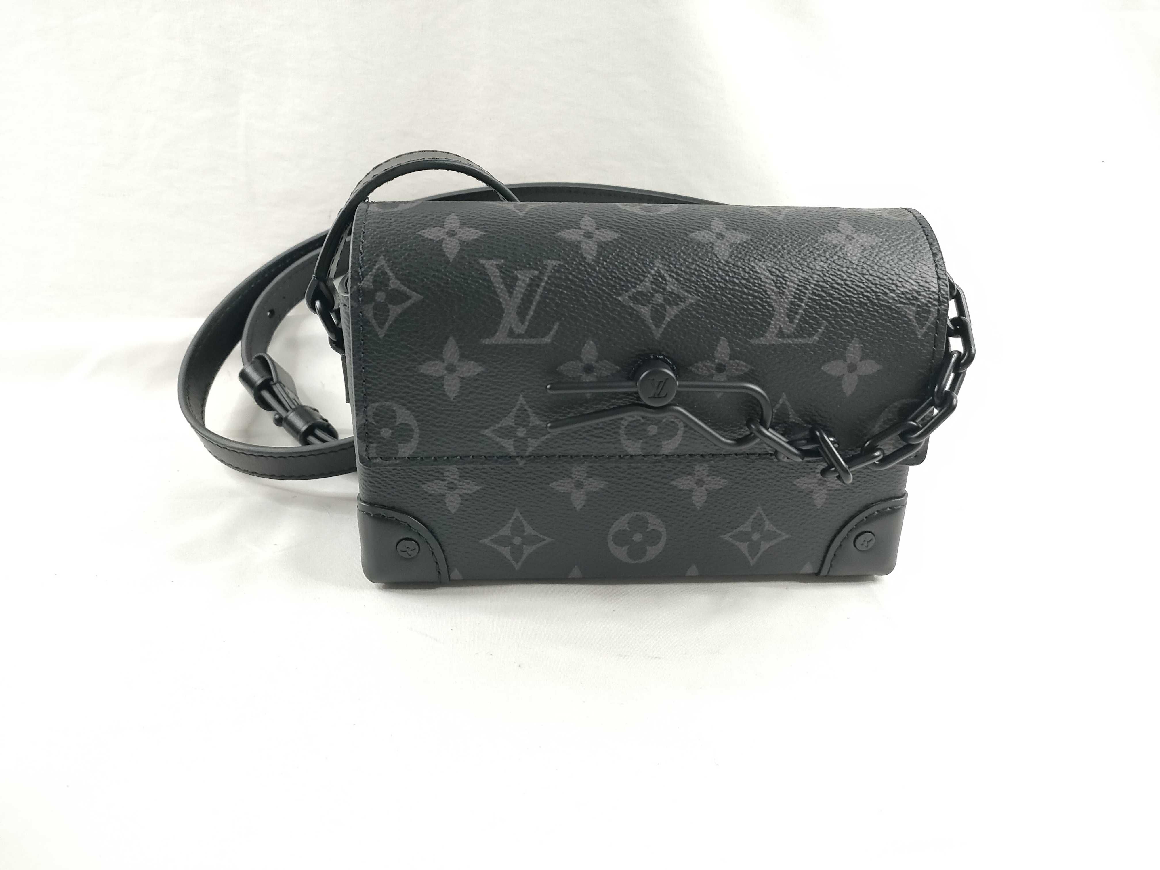 Monogram Eclipse Steamer Wearable Wallet M81783 with strap, shoulder bag