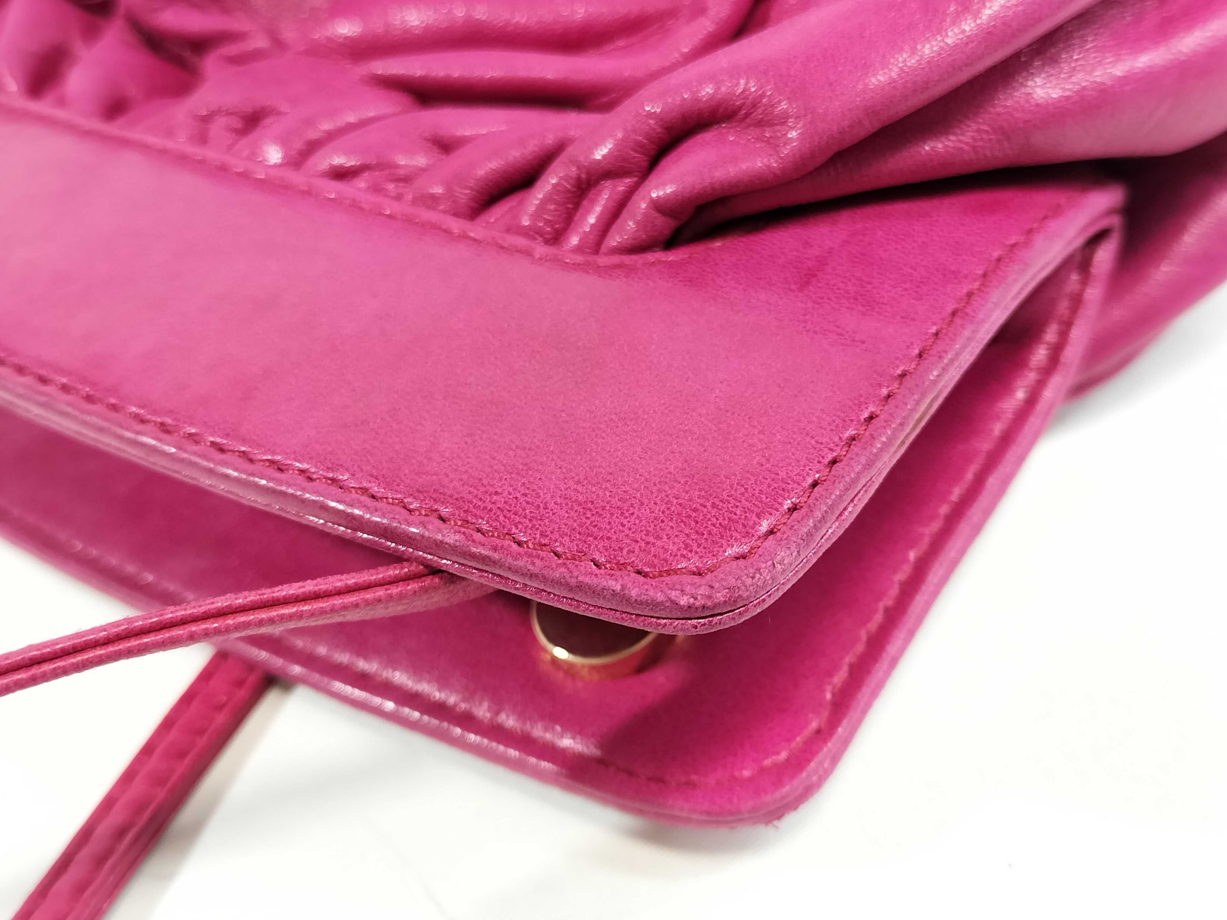 shoulder bag, Anagram pattern, pink shoulder bag — view 13