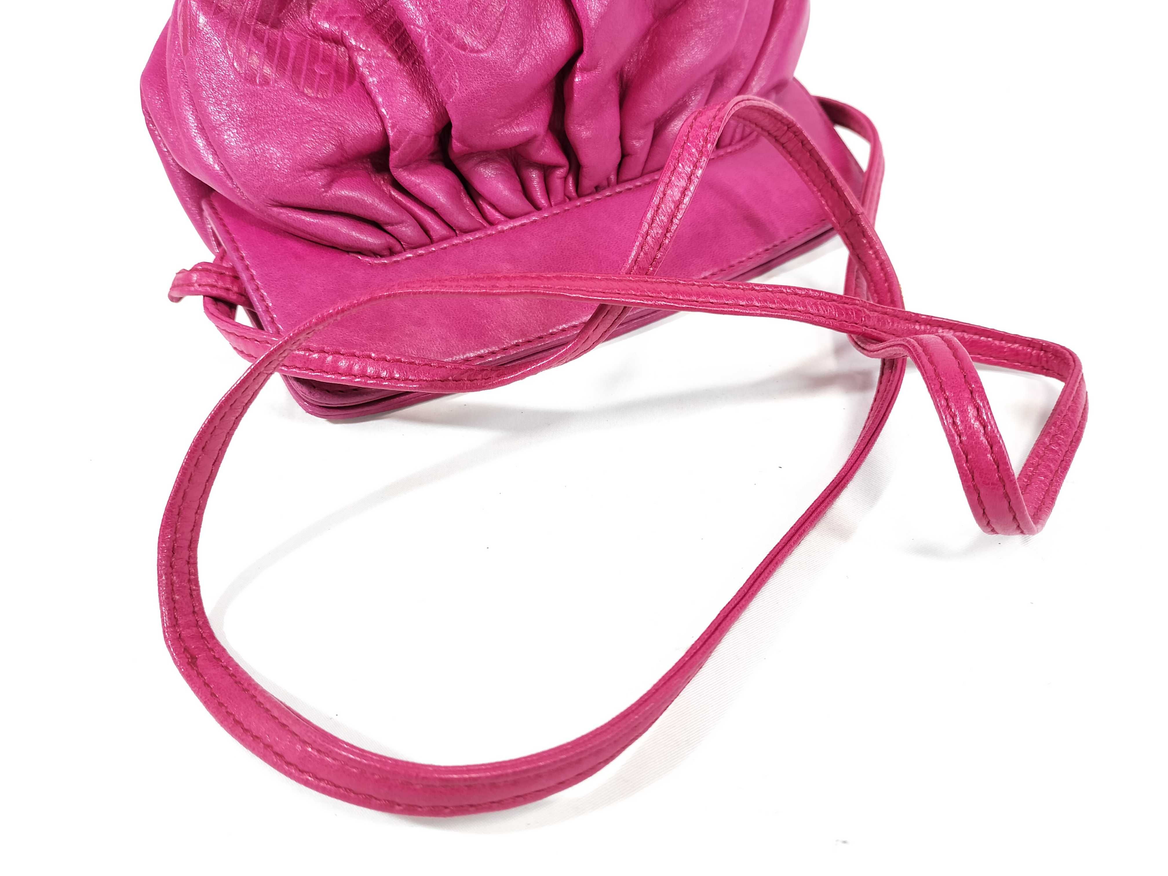 shoulder bag, Anagram pattern, pink shoulder bag — view 3