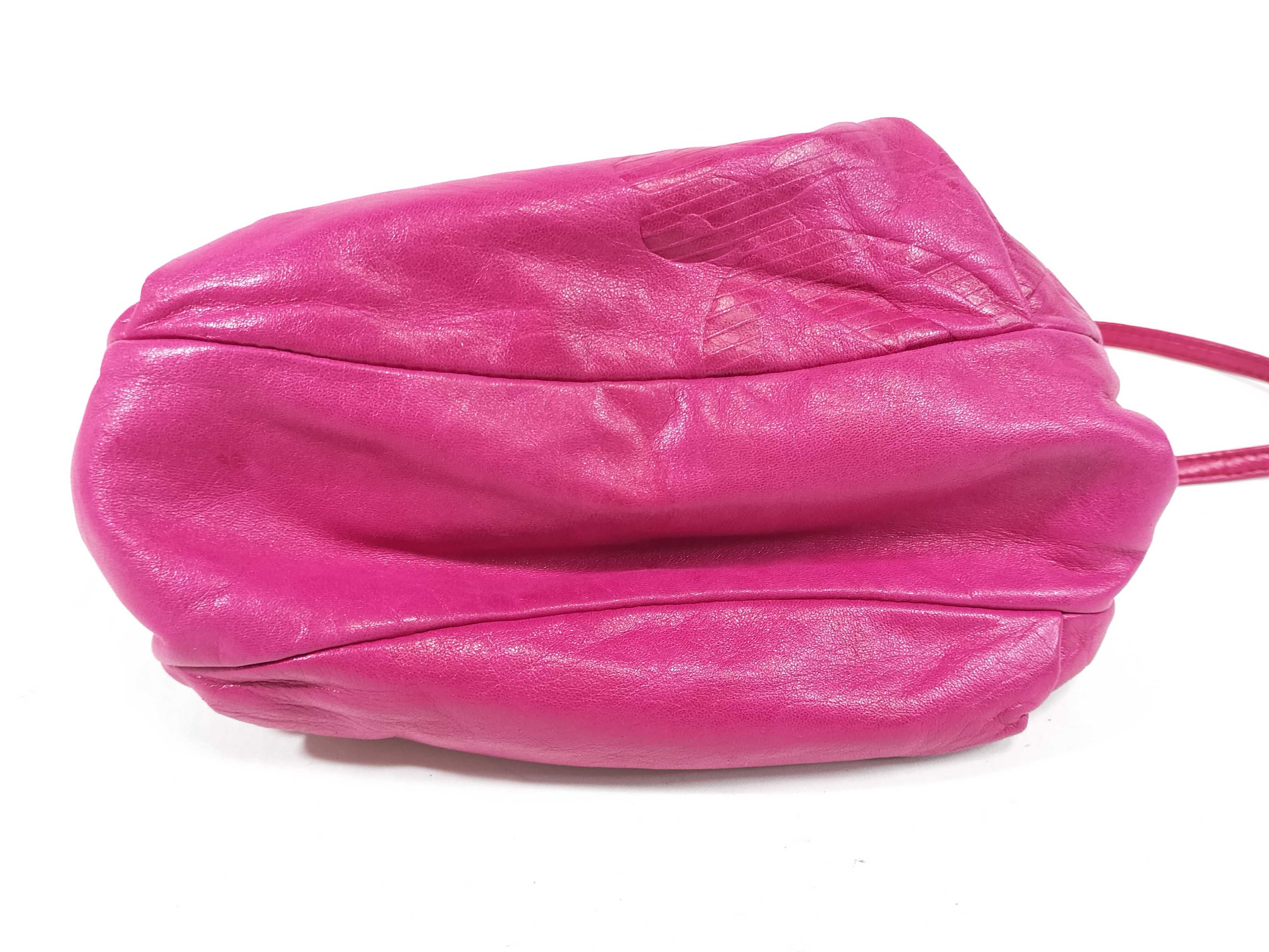 shoulder bag, Anagram pattern, pink shoulder bag — view 7