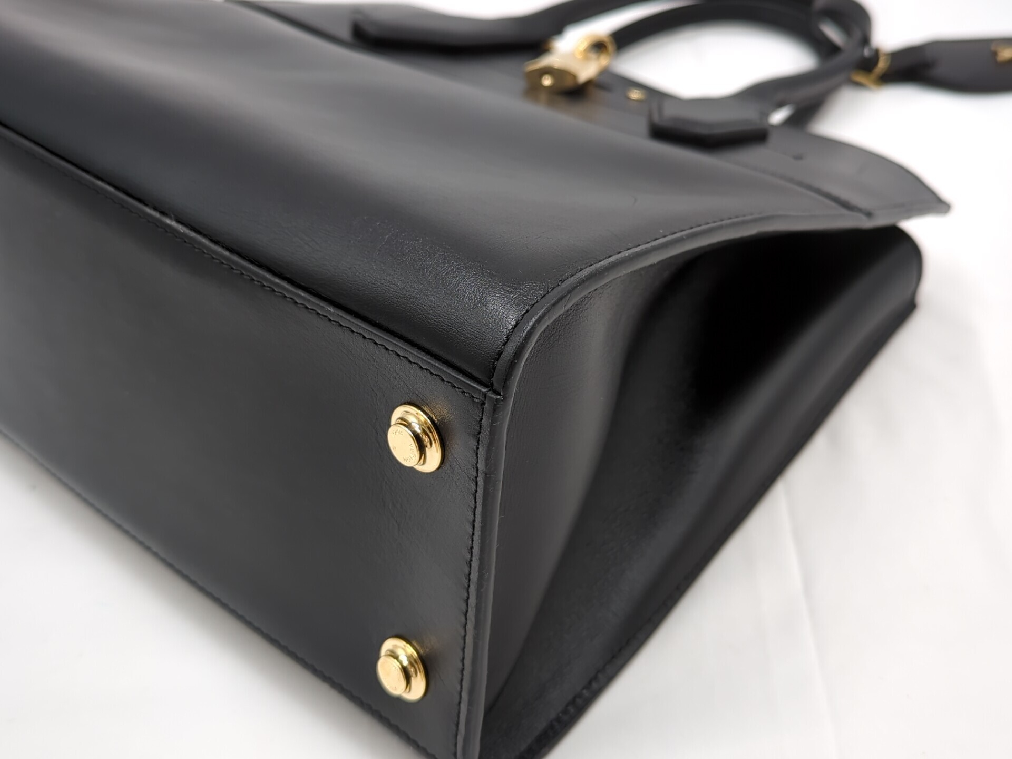 Calfskin City Steamer Shoulder Bag — view 4