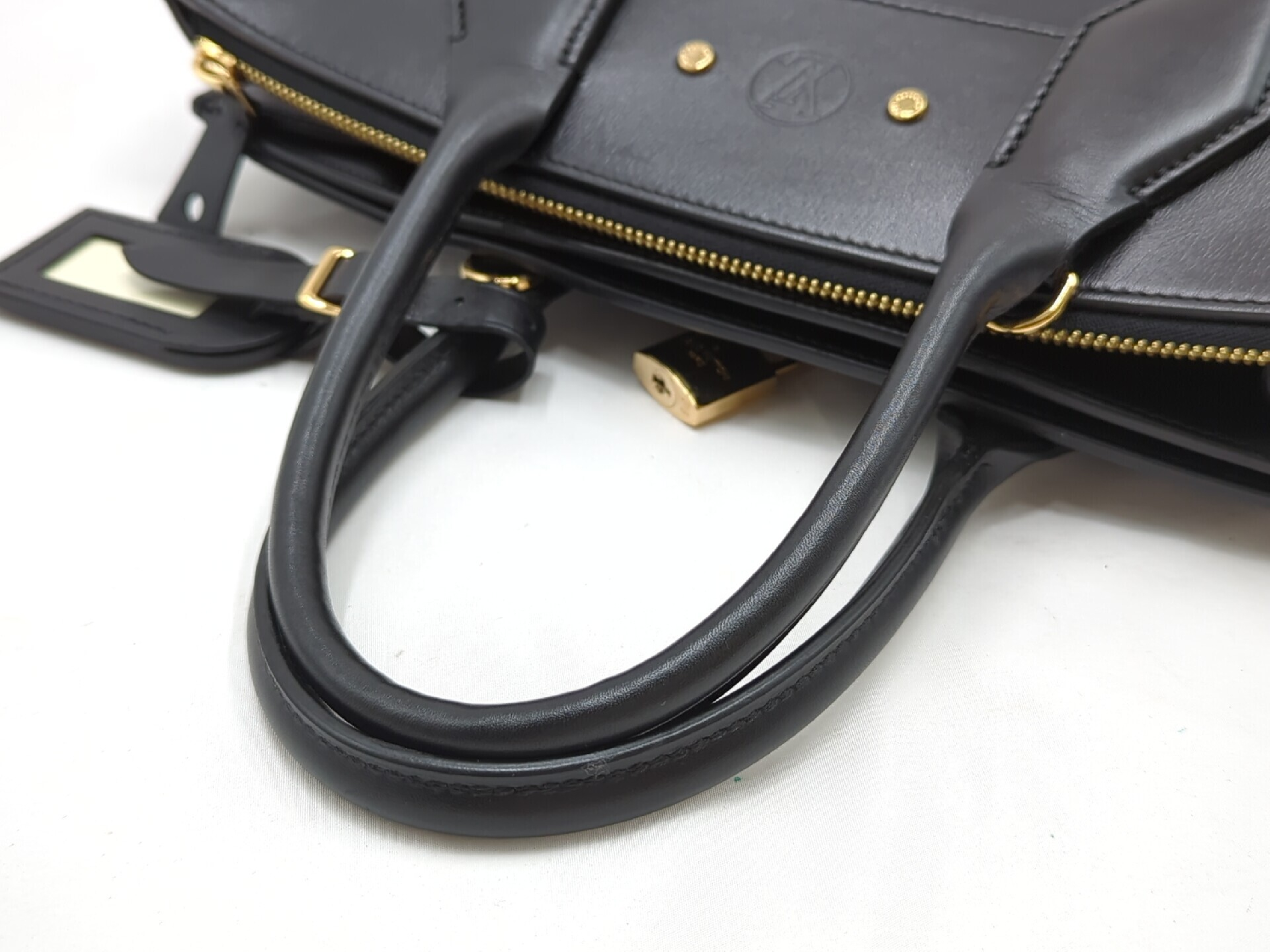 Calfskin City Steamer Shoulder Bag — view 7