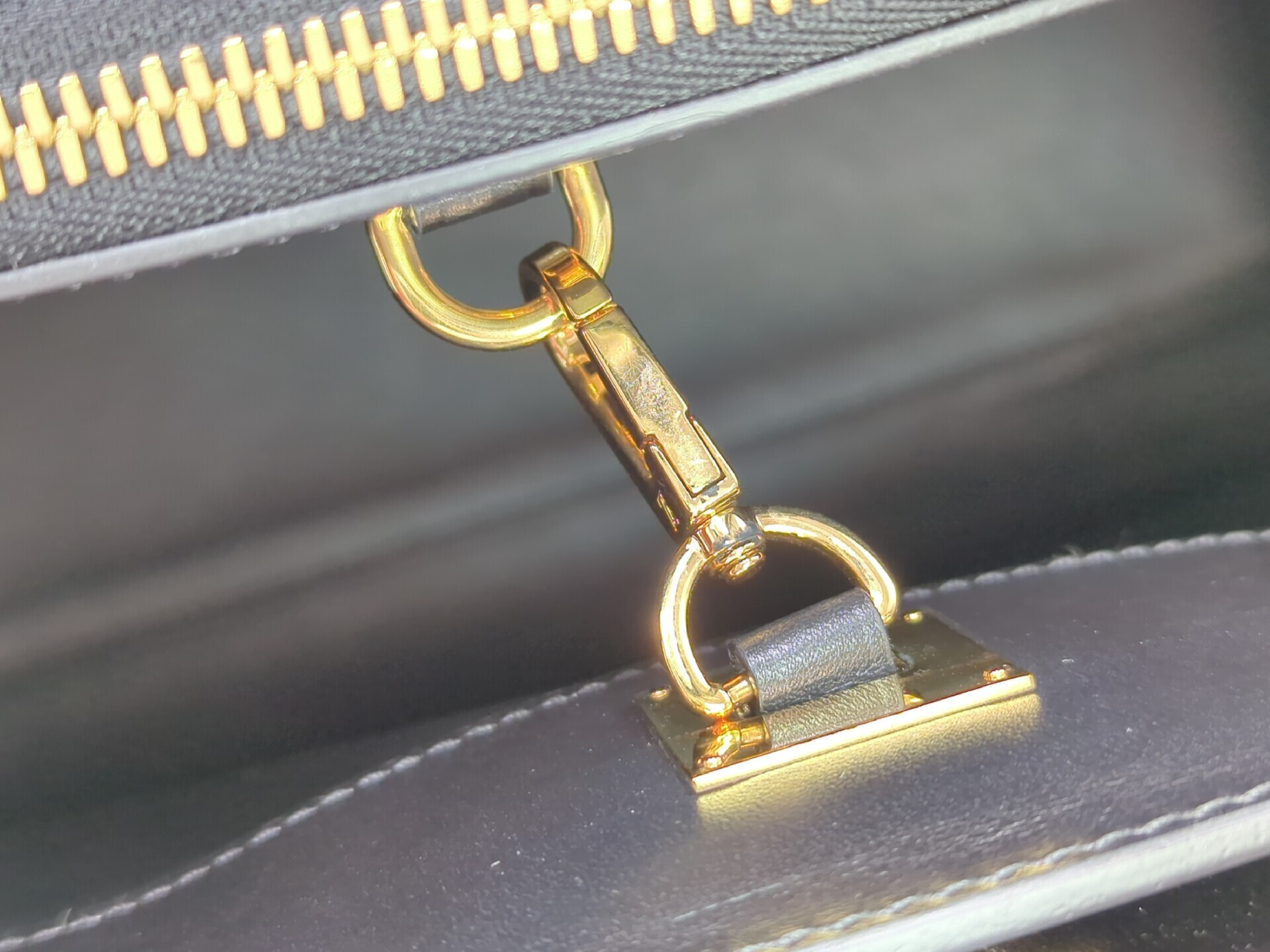 Calfskin City Steamer Shoulder Bag — view 10