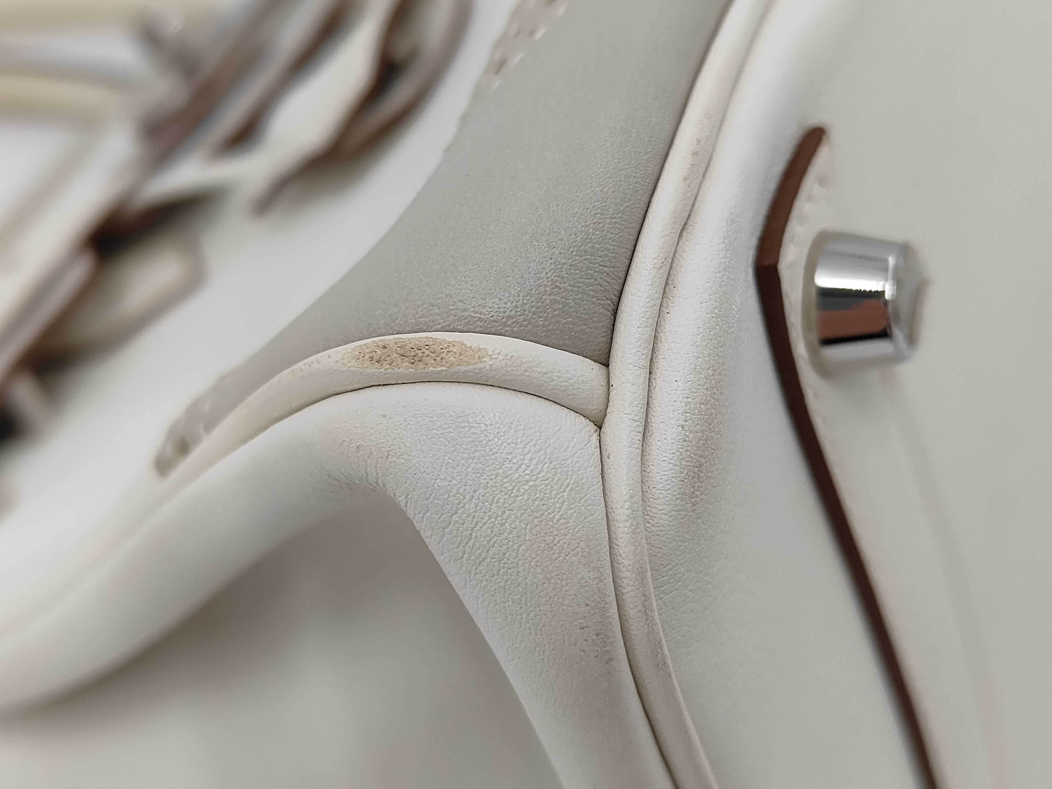 Birkin 30 Gillies Pearl Grey Silver Hardware P Stamp Handbag — view 3