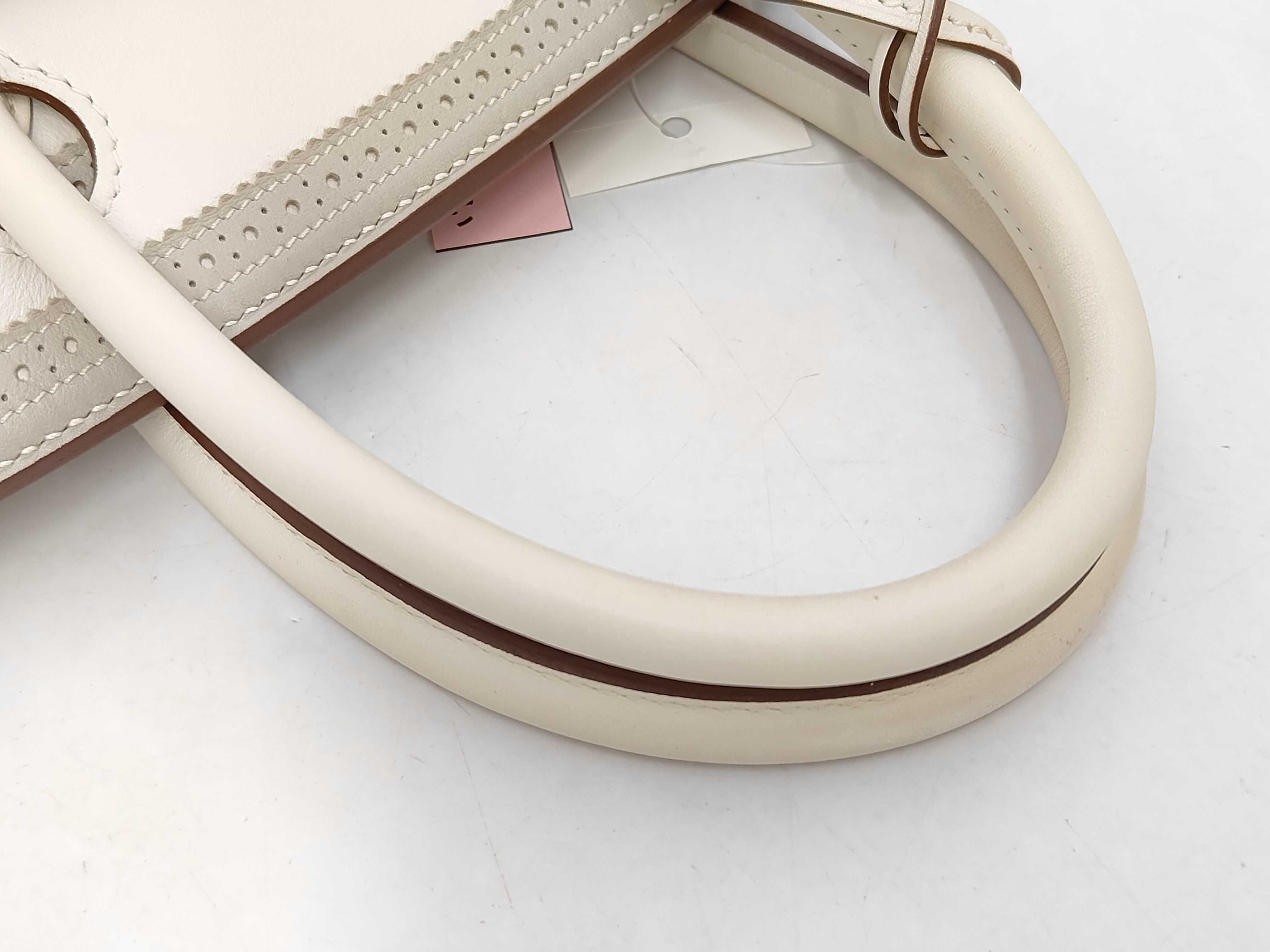 Birkin 30 Gillies Pearl Grey Silver Hardware P Stamp Handbag — view 5