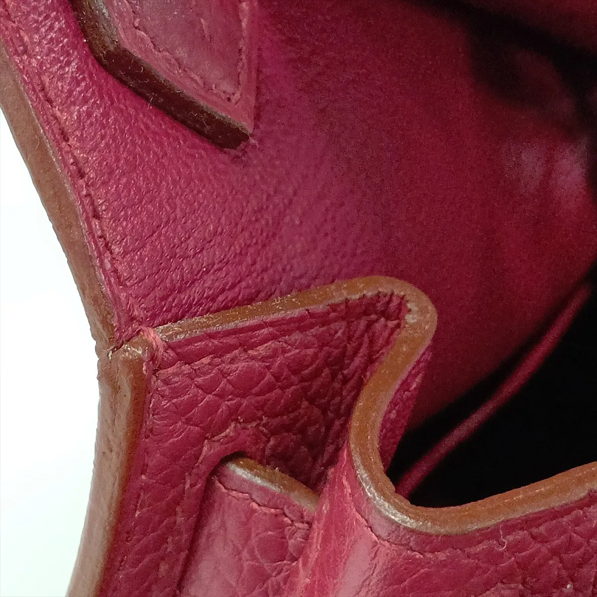 Jypsiere 28 Taurillon Clemence Ruby Silver Hardware P:2012 — view 12