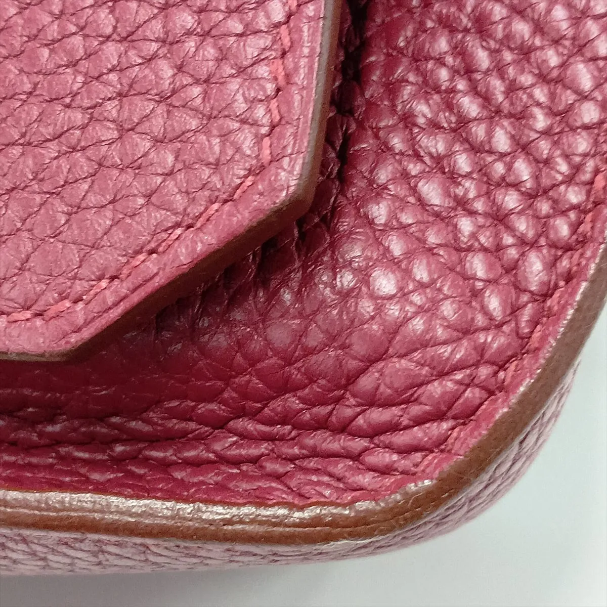 Jypsiere 28 Taurillon Clemence Ruby Silver Hardware P:2012 — view 14